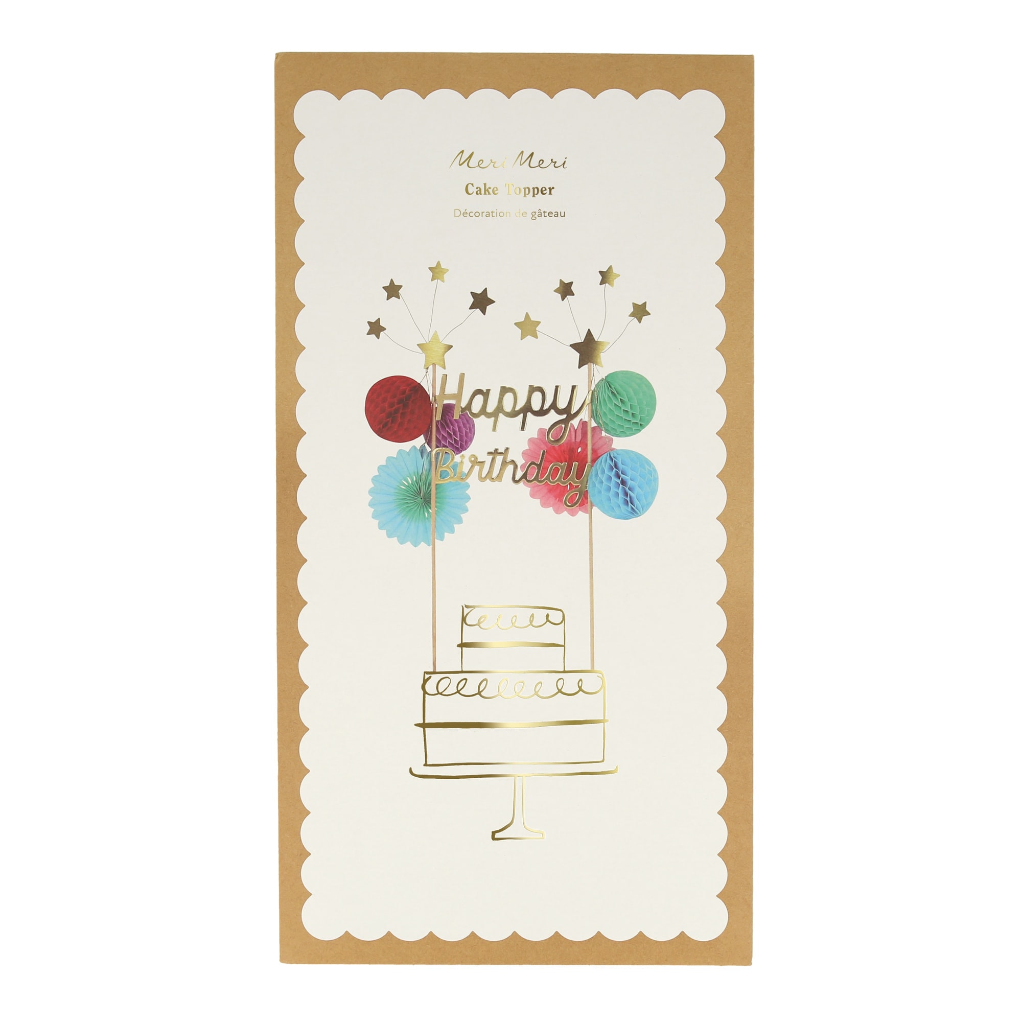 Happy Birthday Cake Topper - Happy Birthday Pasta Süsü