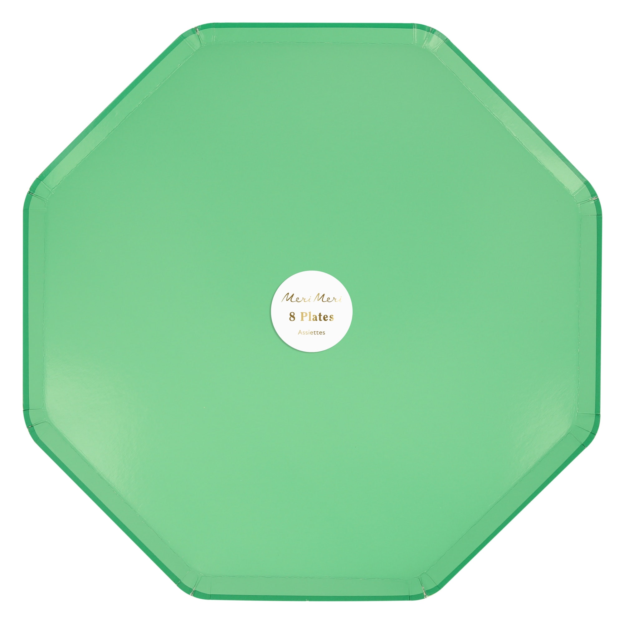 Emerald Green Dinner Plates - Zümrüt Yeşili Tabaklar (L) (x8)