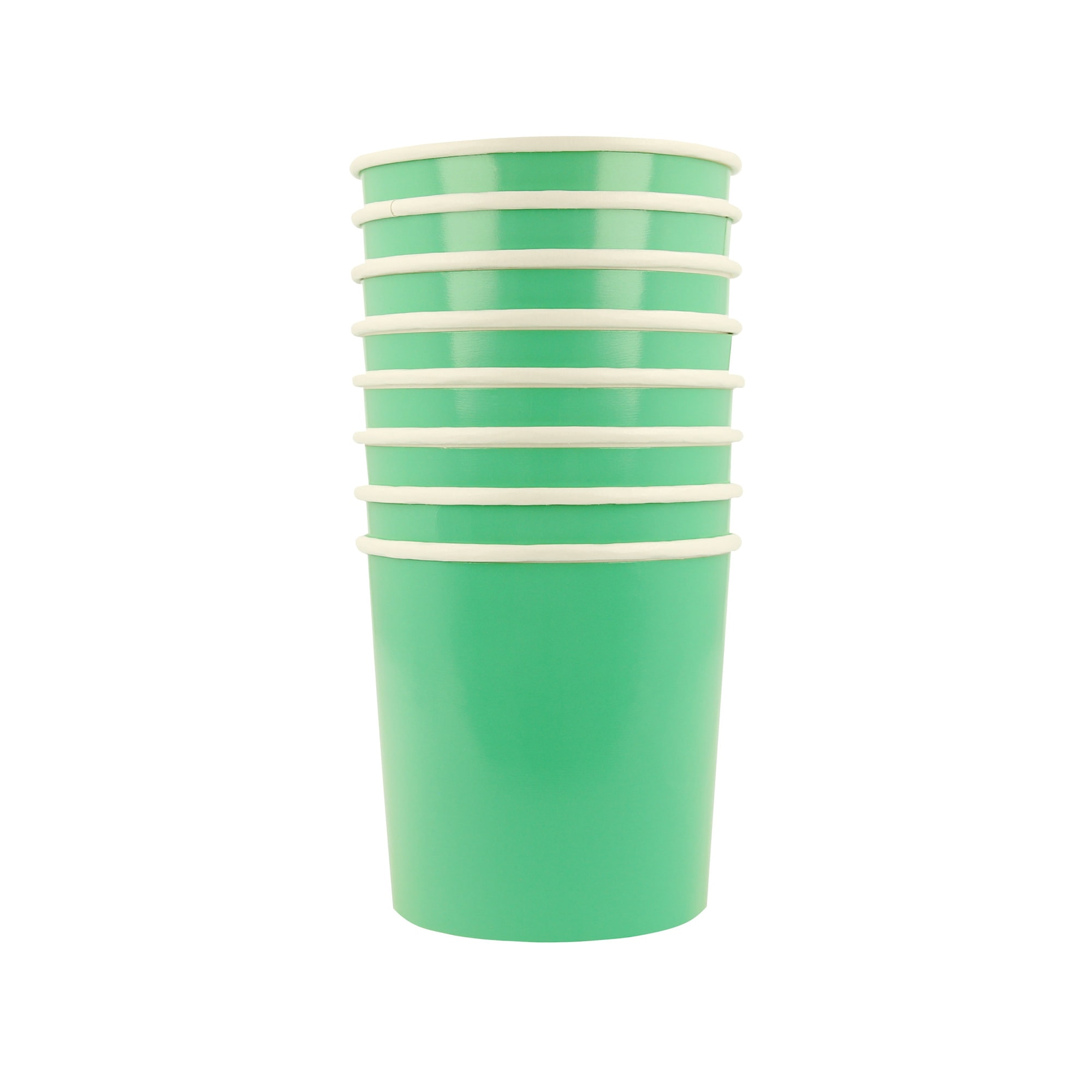 Emerald Green Cups - Zümrüt Yeşili Bardaklar (x8)