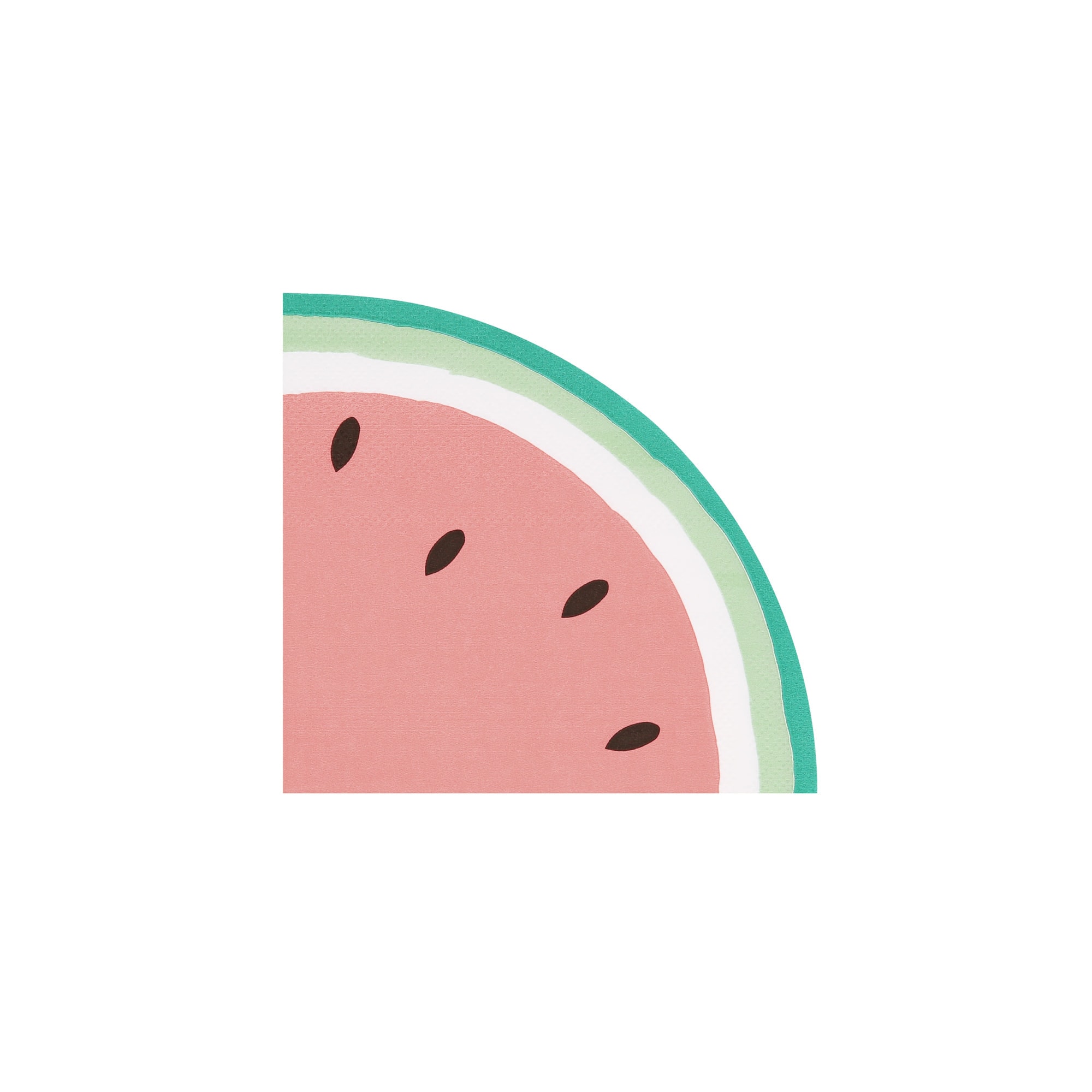 Watermelon Slice Napkins - Dilim Karpuz Peçeteler (x16)