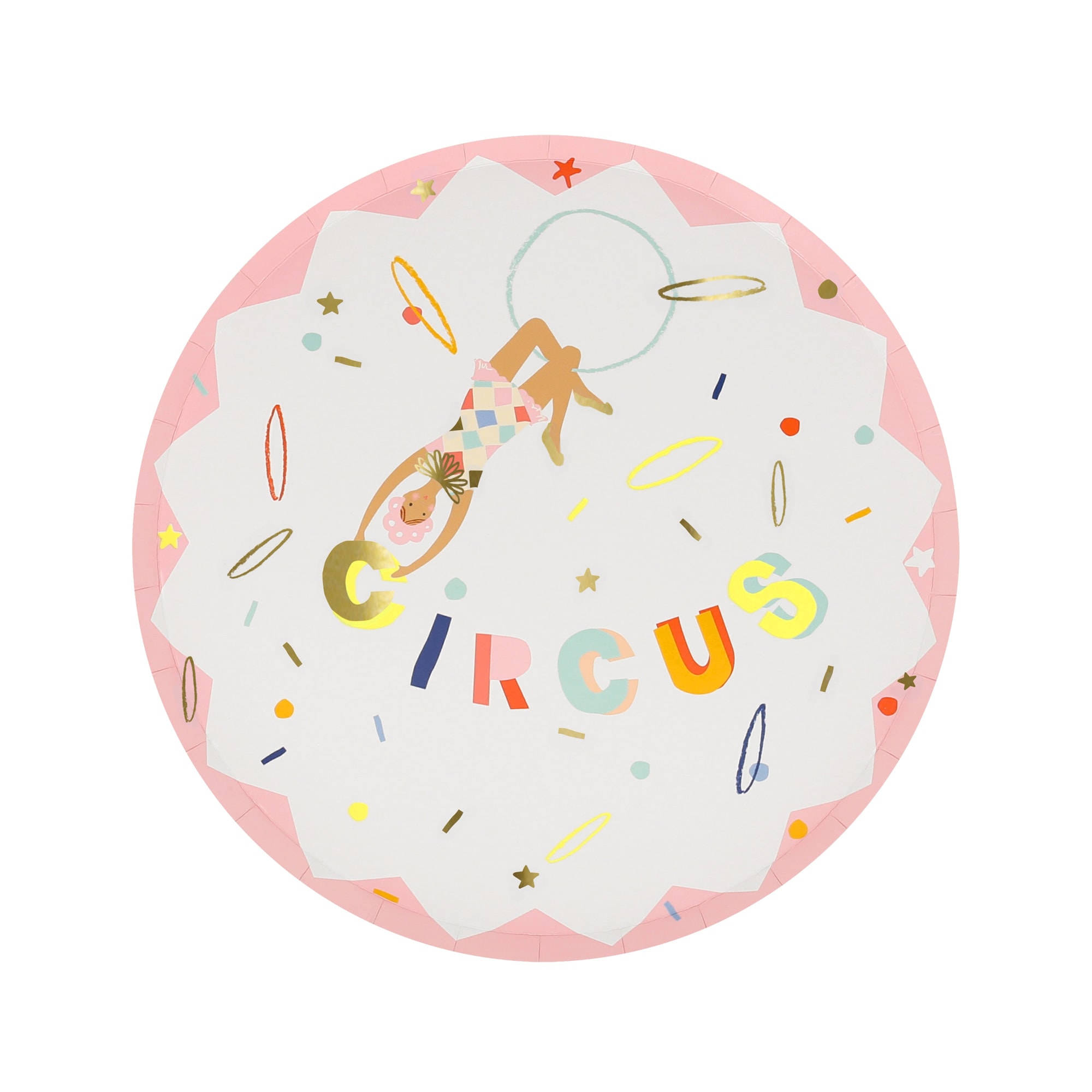 Circus Side Plates - Sirk Tabaklar (M) (x8)