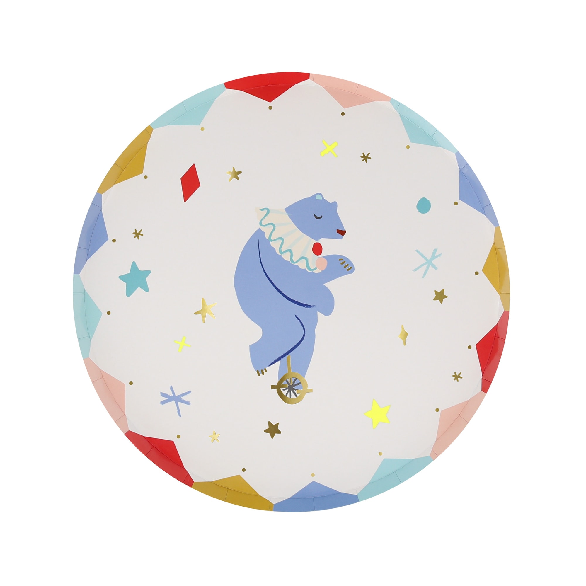Circus Side Plates - Sirk Tabaklar (M) (x8)