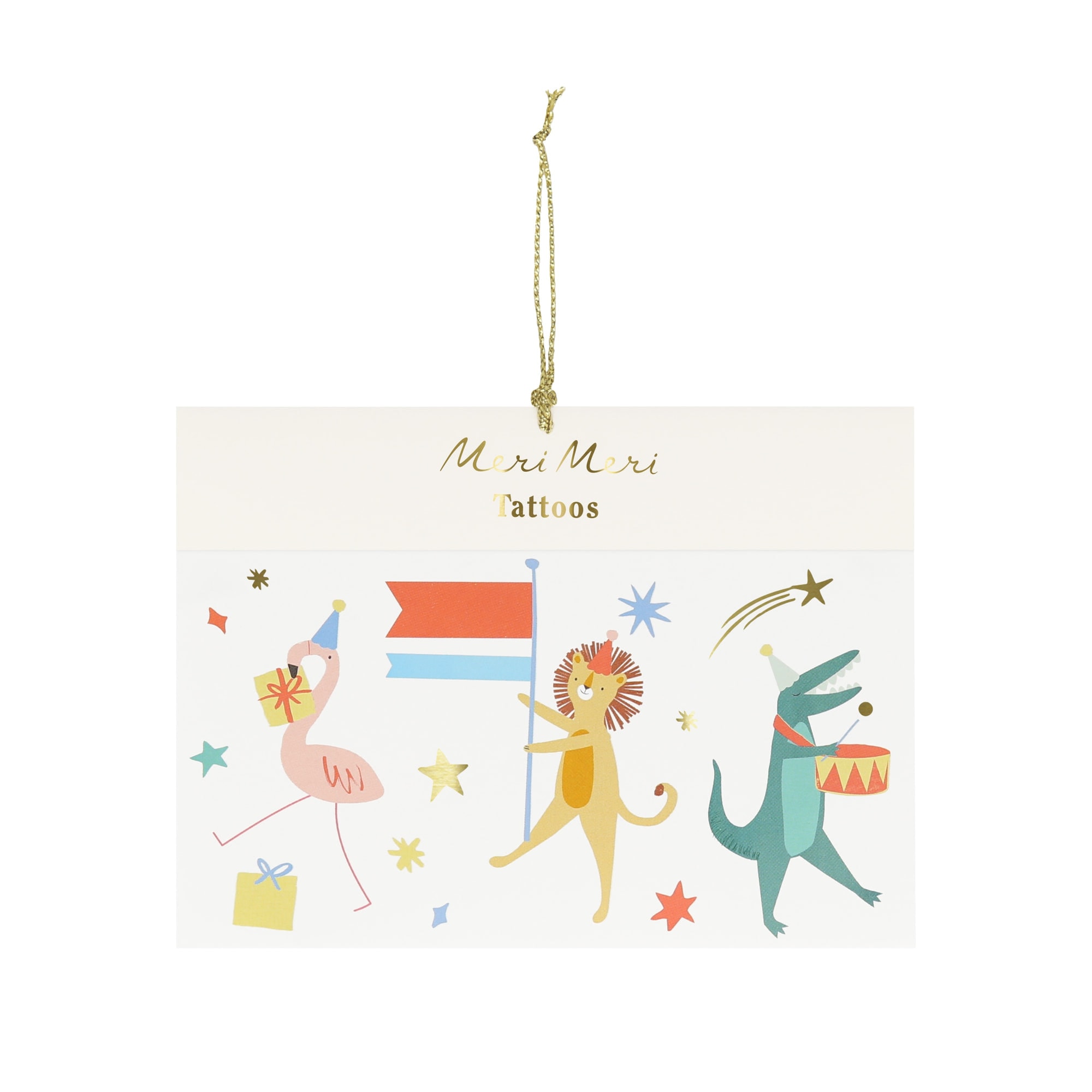 Animal Parade Temporary Tattoos - Hayvanlar Geçit Töreni Geçici Dövmeler (x2)