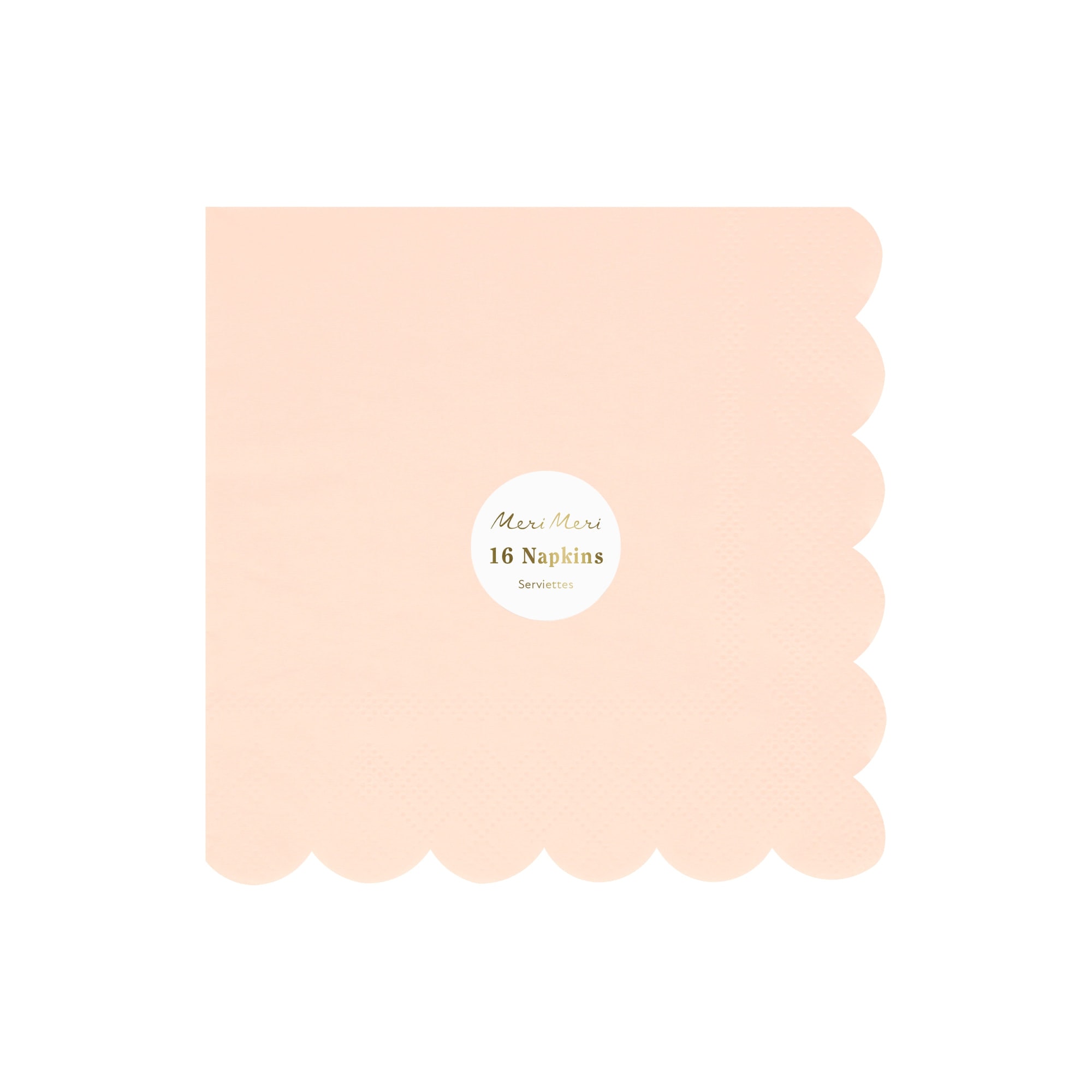 Ballet Slipper Pink Large Napkins - Bale Point Pembe Peçeteler (x16)