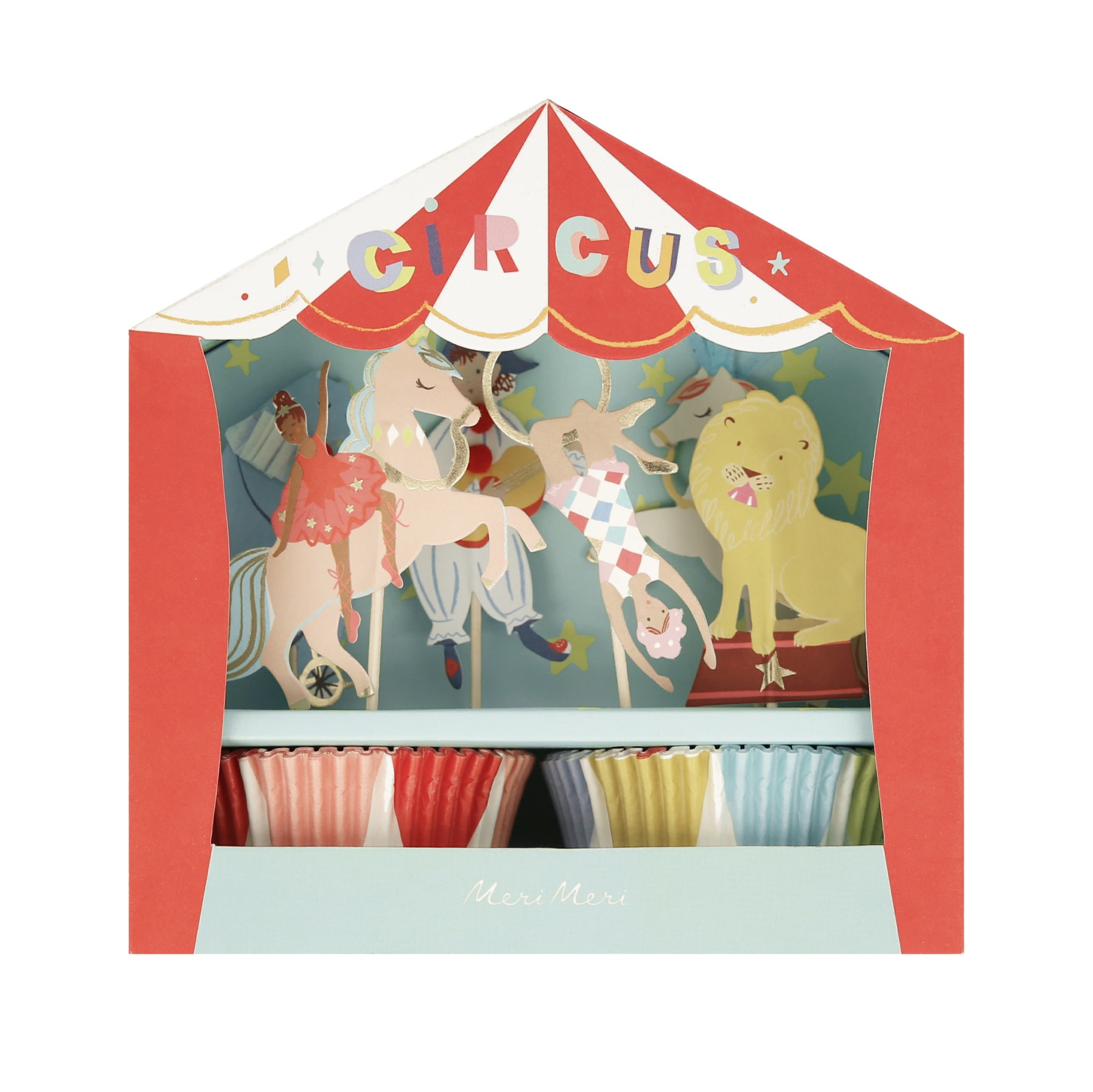Circus Cupcake Kit - Sirk Cupcake Kit (x24)