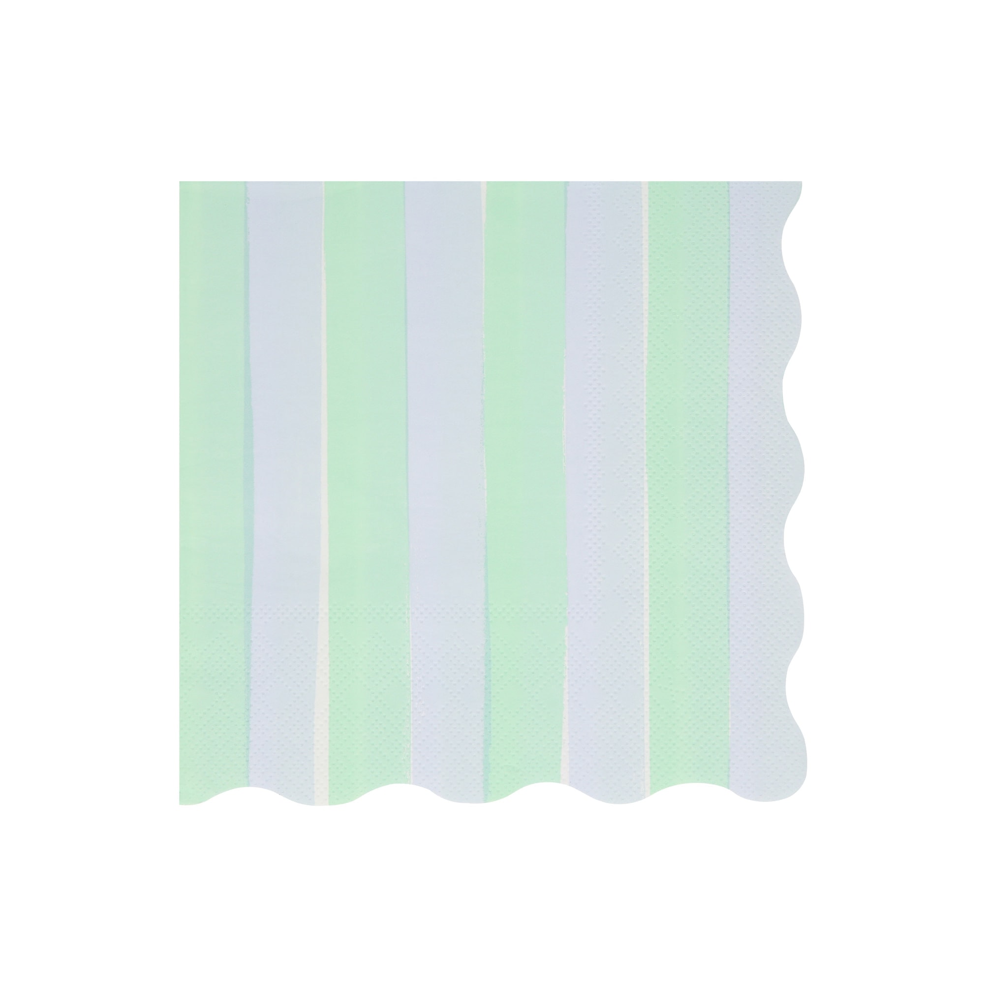 Pastel Çizgili Peçeteler - L - 16 Adet