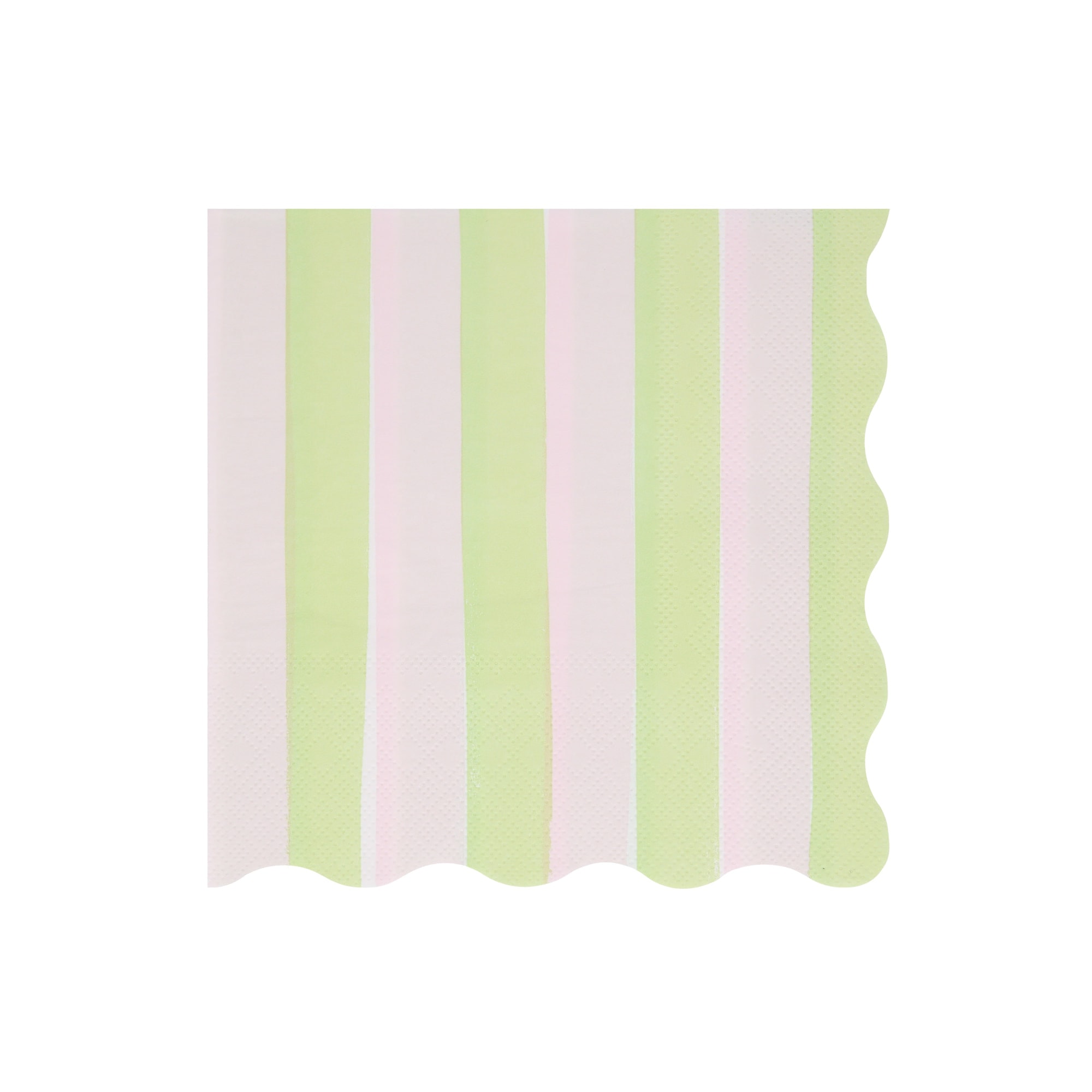 Pastel Çizgili Peçeteler - L - 16 Adet