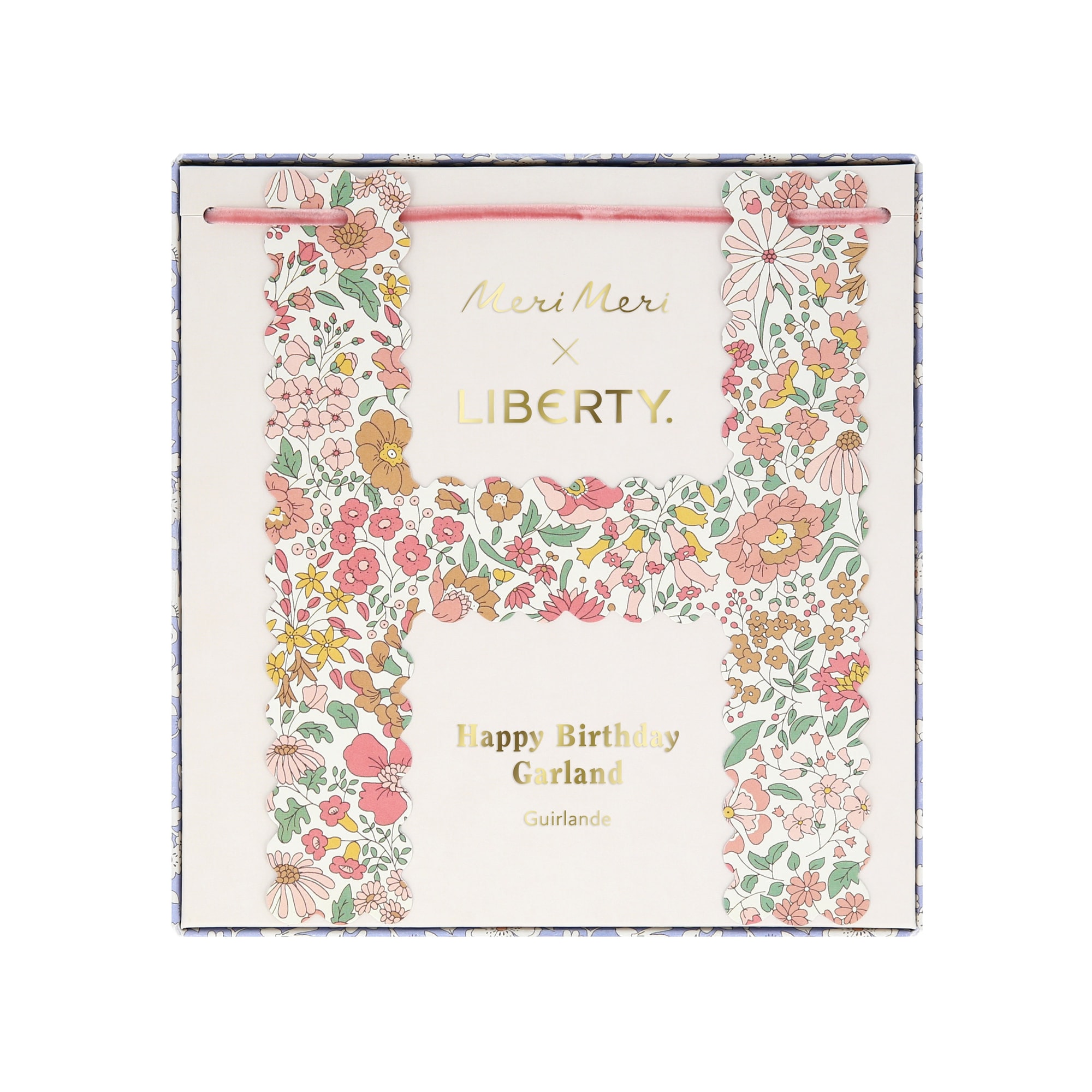 Meri Meri x Liberty - Happy Birthday Asılan Süs