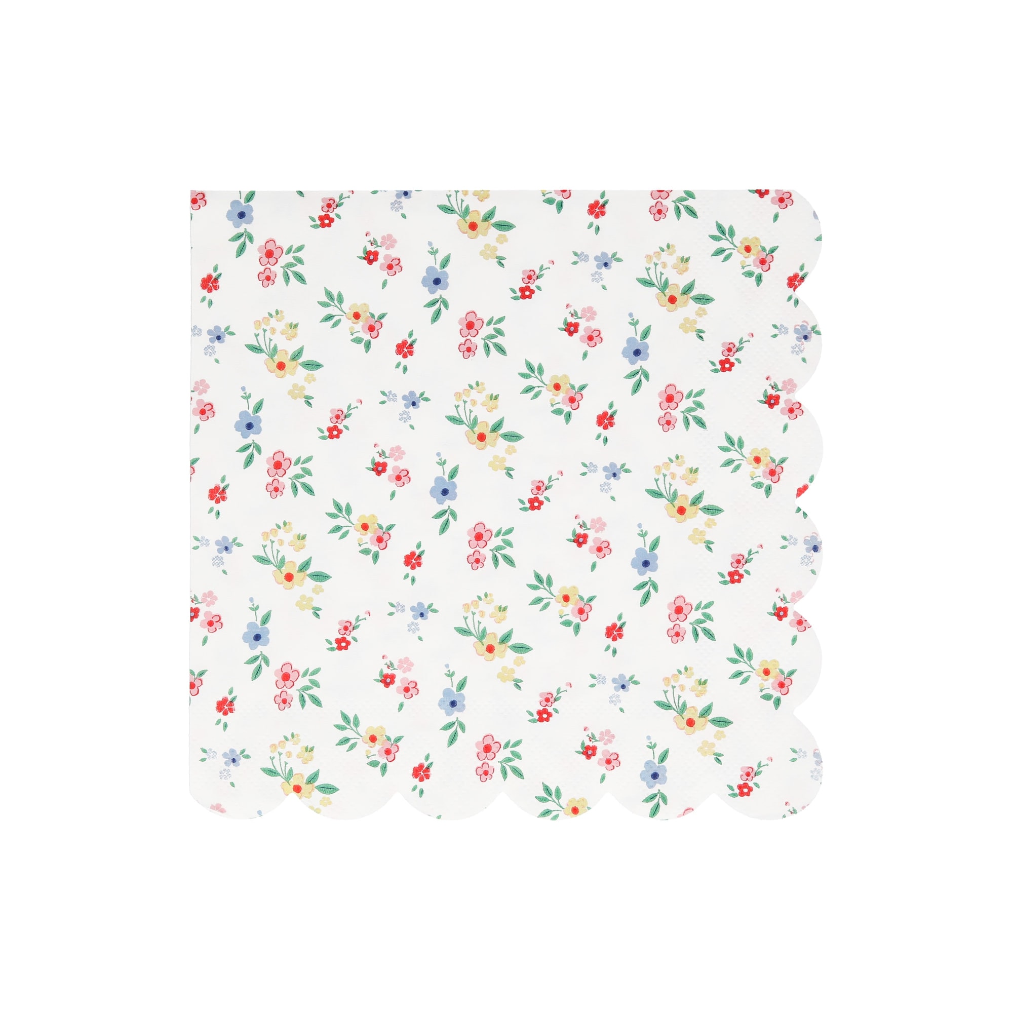 Ditsy Posy Çiçekli Peçeteler - L - 16 Adet