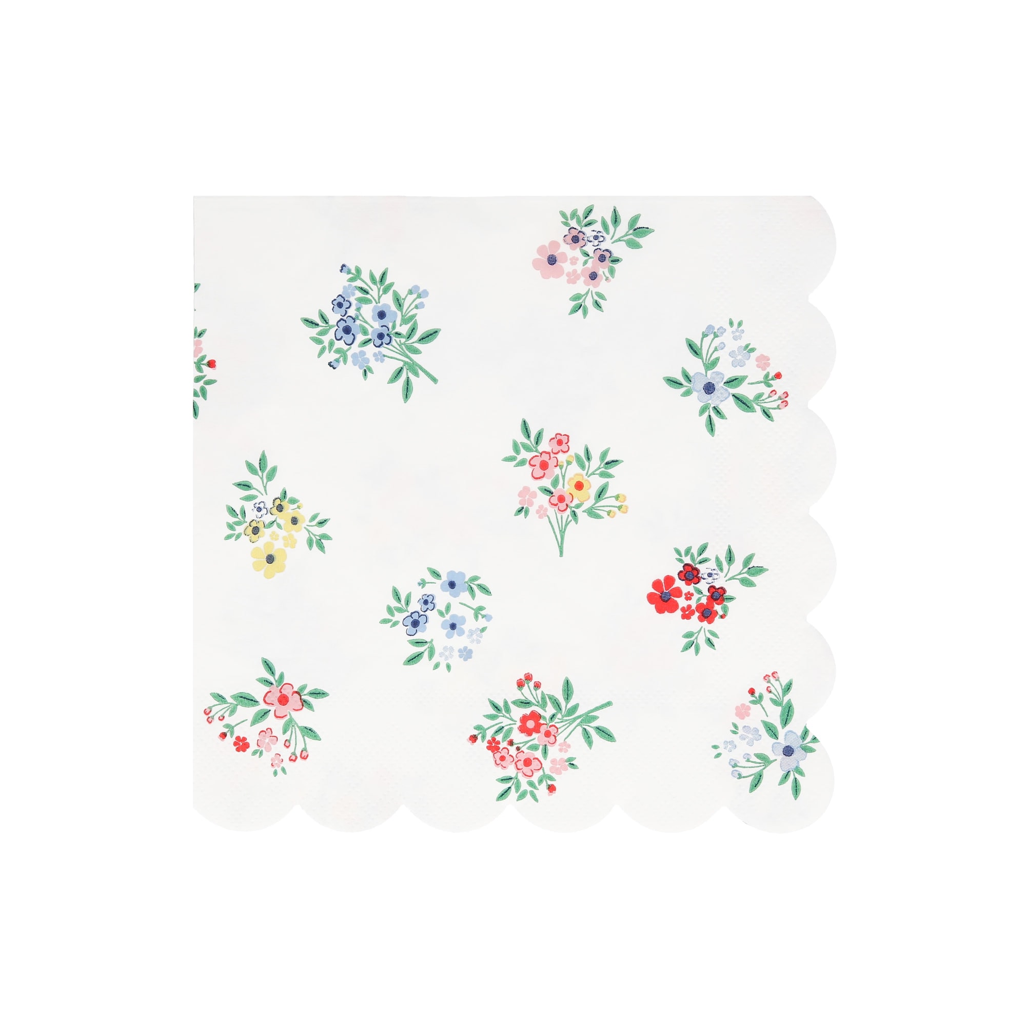 Ditsy Posy Çiçekli Peçeteler - L - 16 Adet