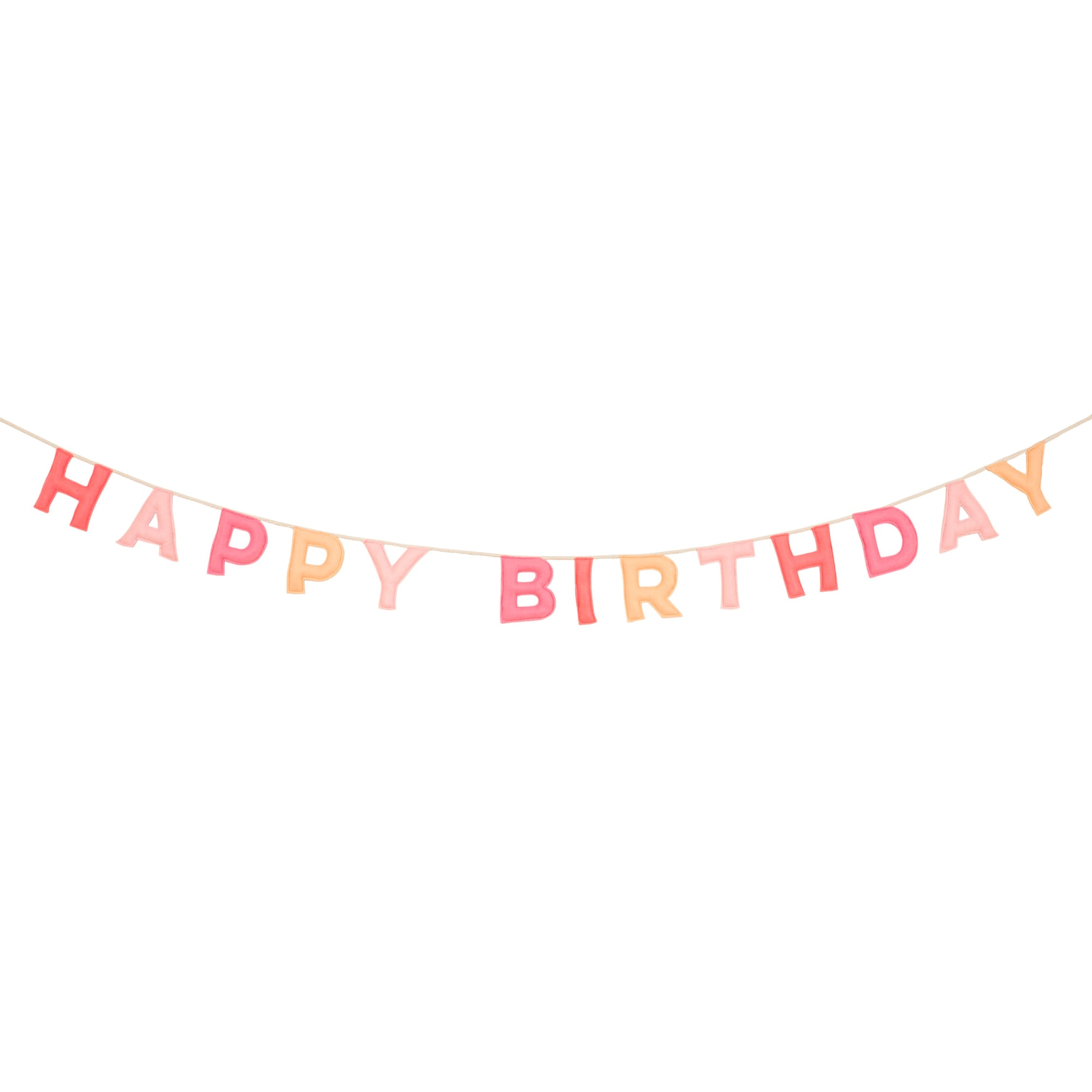 Happy Birthday Keçe Asılan Süs - Pembe