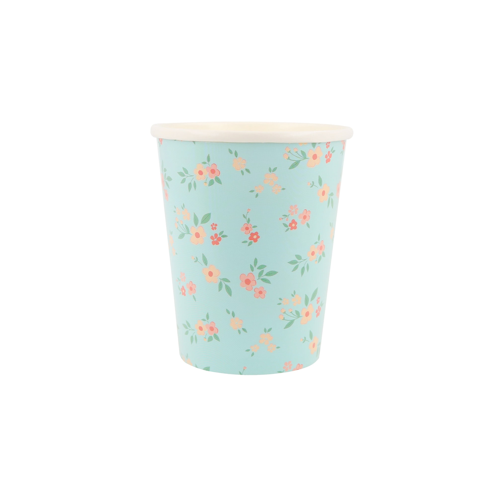 Vintage Ditsy Bardaklar - 8 Adet