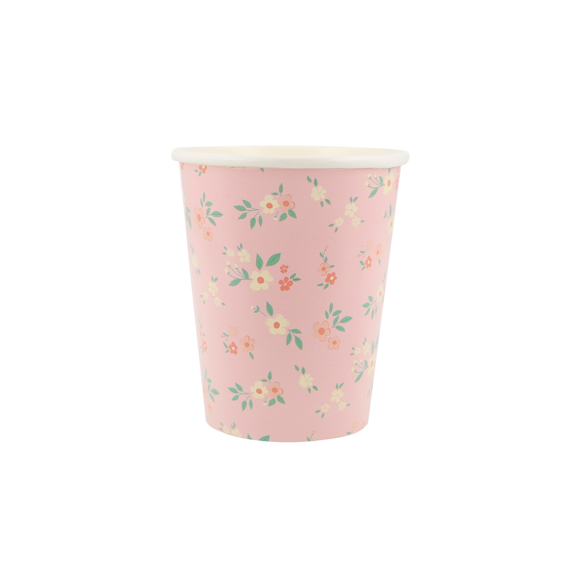 Vintage Ditsy Bardaklar - 8 Adet