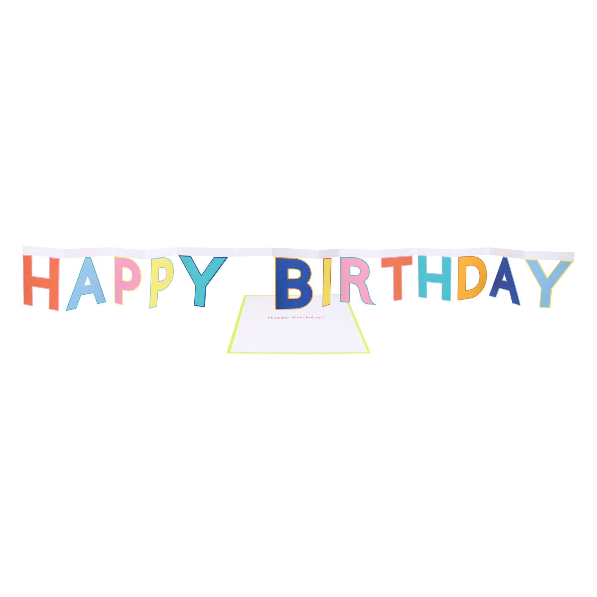 Happy Birthday Tebrik Kartı