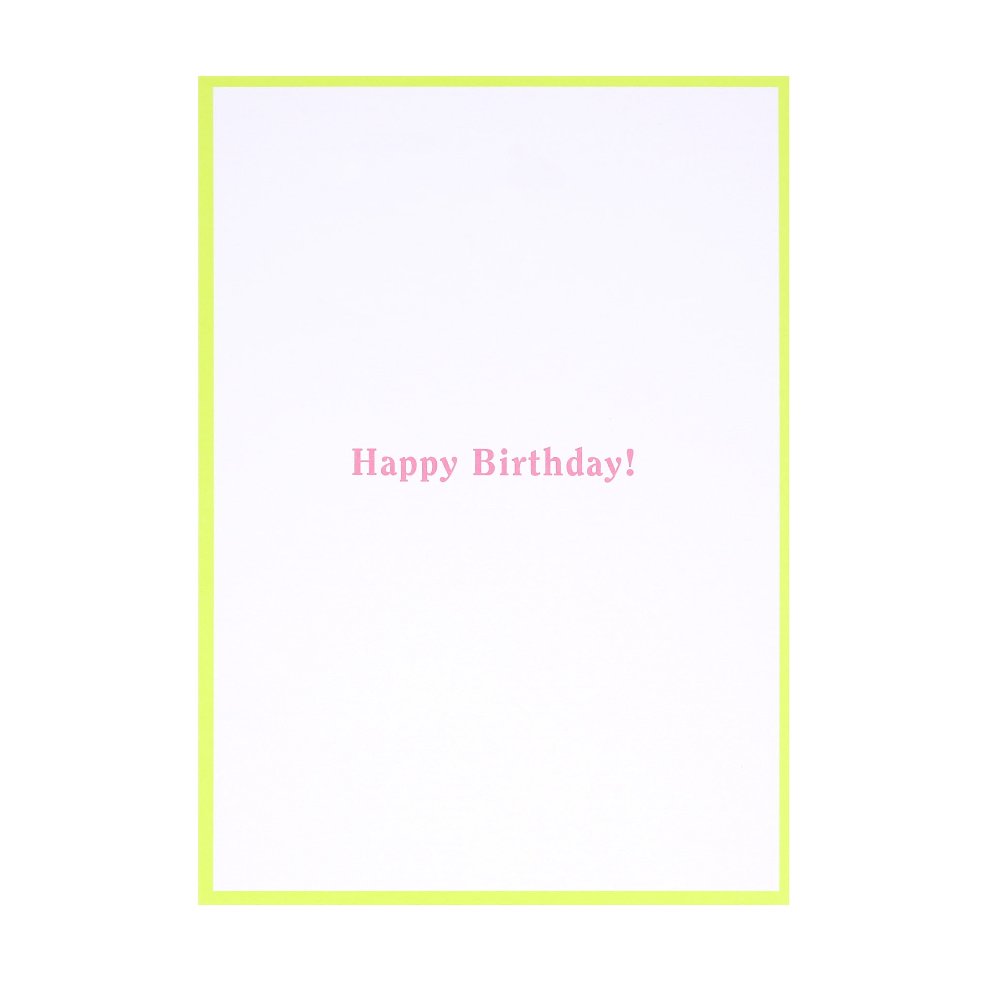Happy Birthday Tebrik Kartı