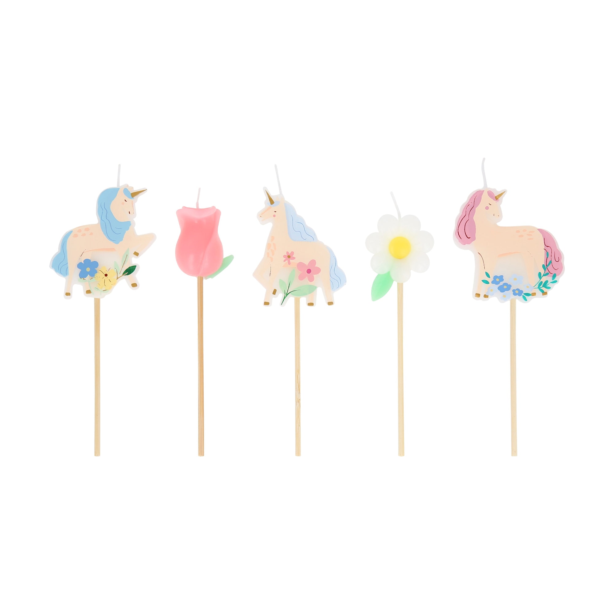 Unicorn Mumlar - 5 Adet