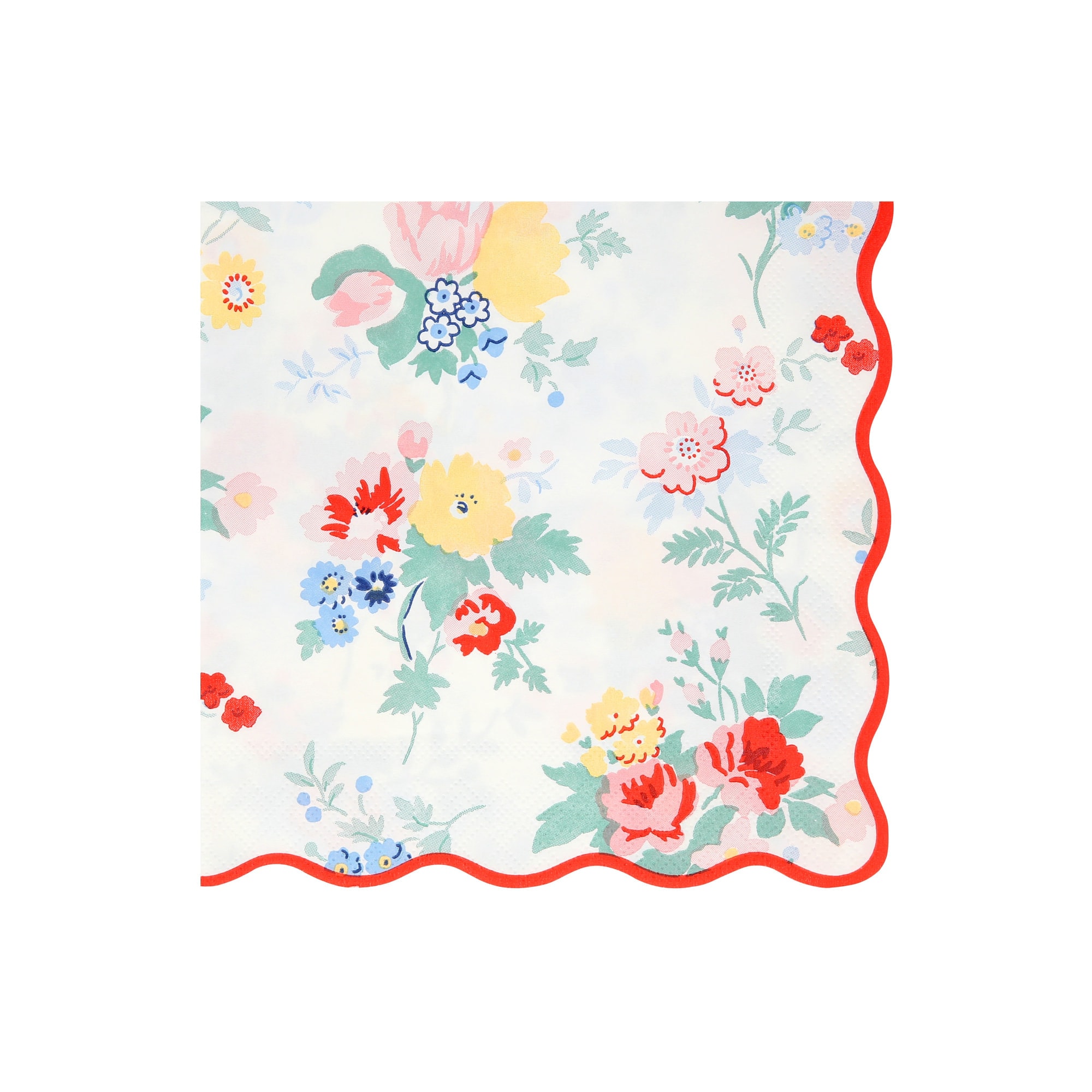 Vintage Floral Peçete - L - 16 Adet