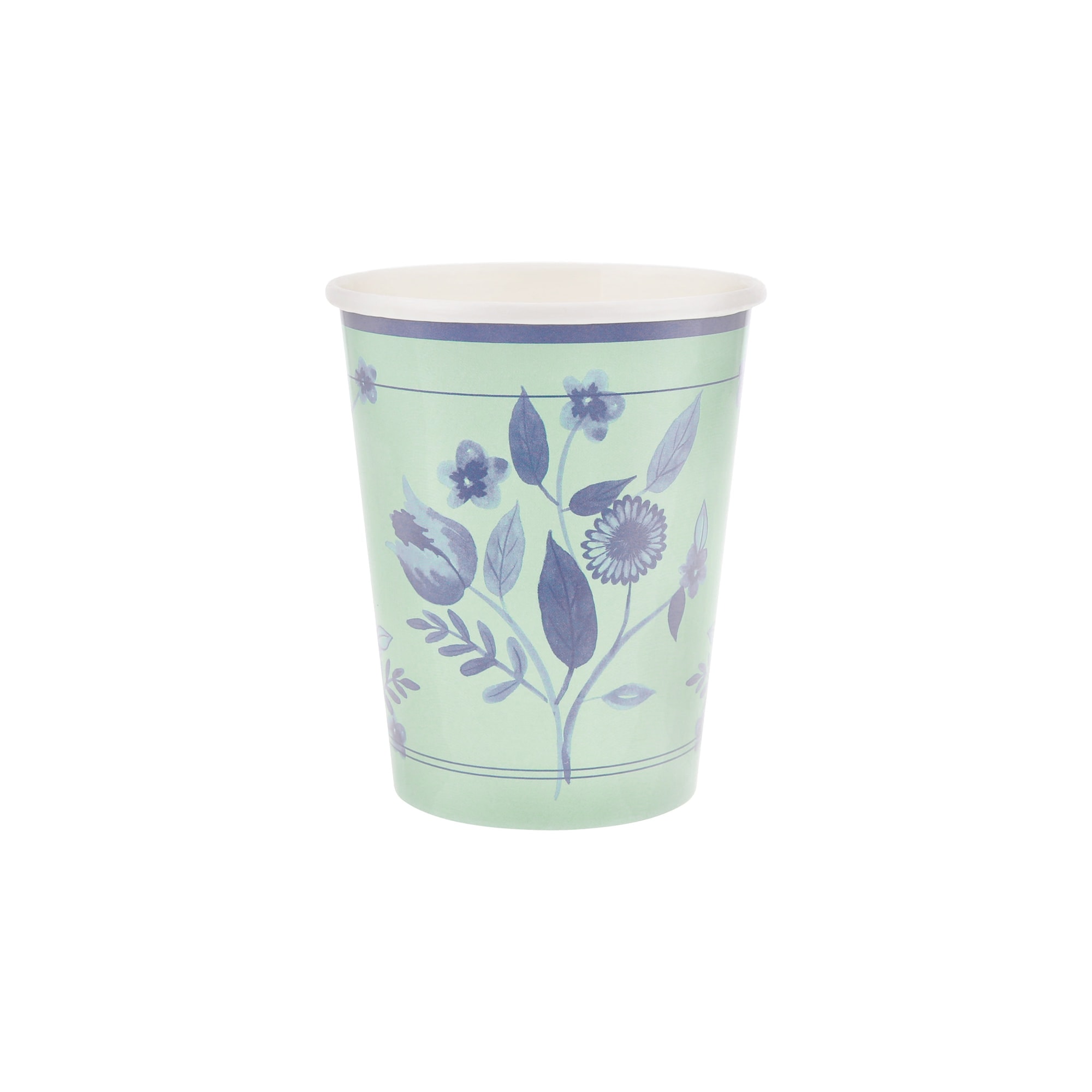 Vintage Botanik Bardaklar - 8 Adet