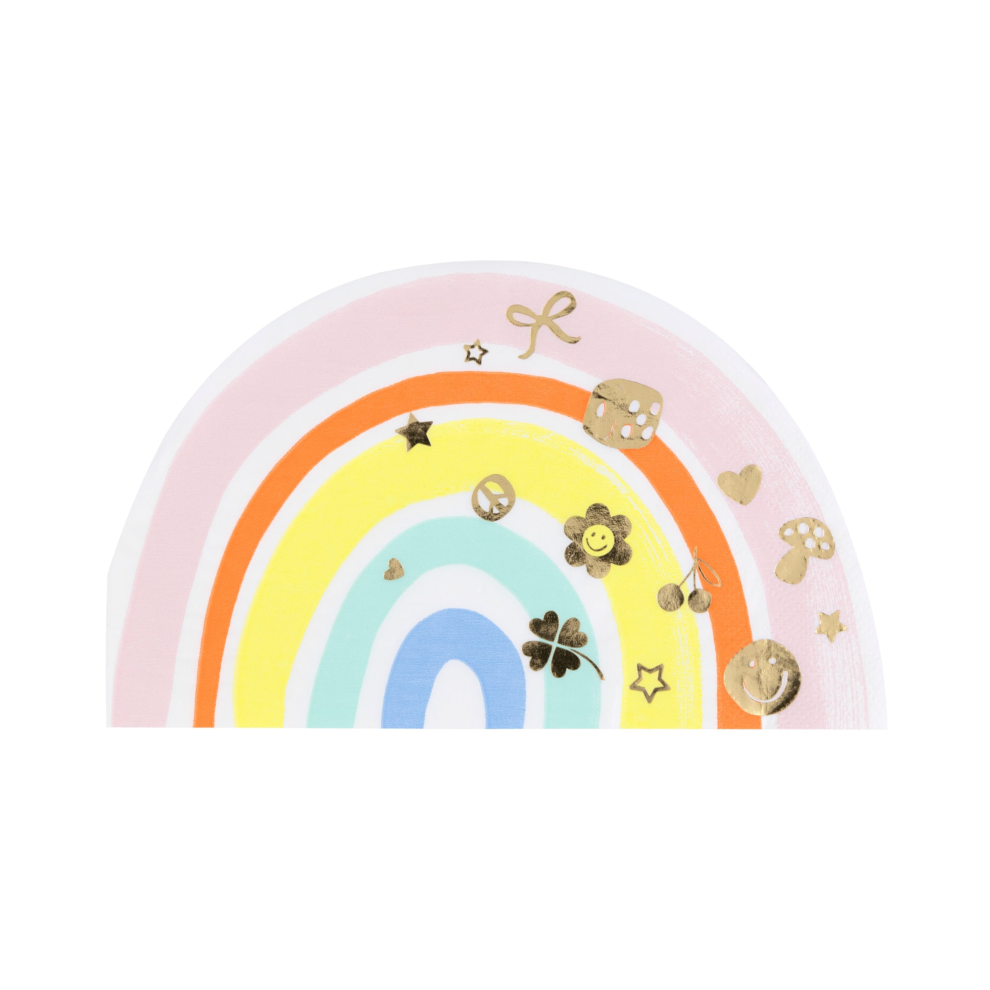 Charm Party Rainbow Napkins - Bileklik Partisi Gökkuşağı Peçeteler - 16 Adet
