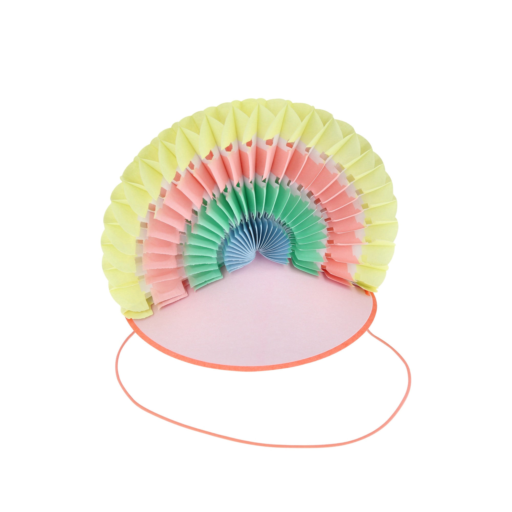 Charm Party Rainbow Party Hats - Charm Parti Gökkuşağı Parti Şapkaları - 6 Adet