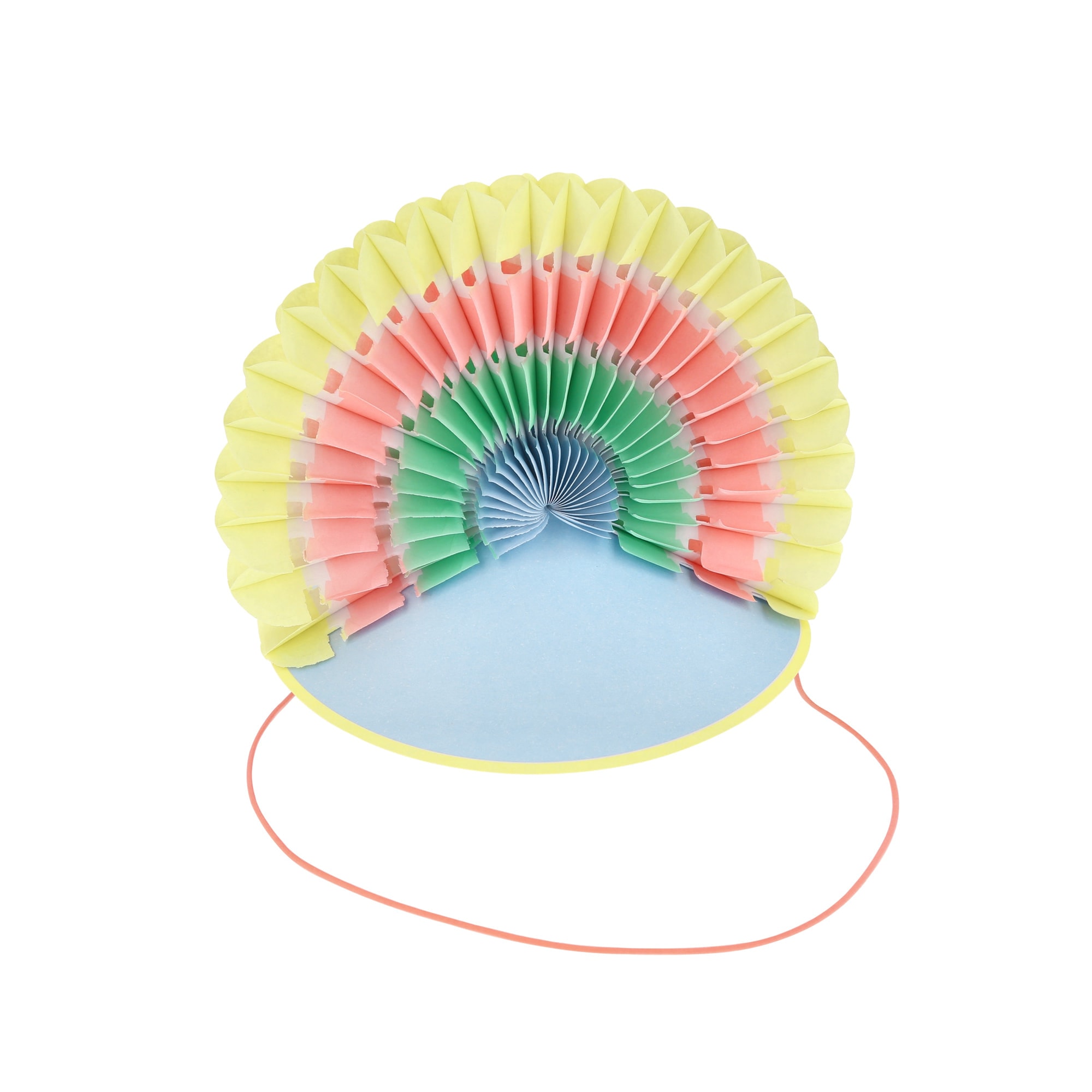 Charm Party Rainbow Party Hats - Charm Parti Gökkuşağı Parti Şapkaları - 6 Adet