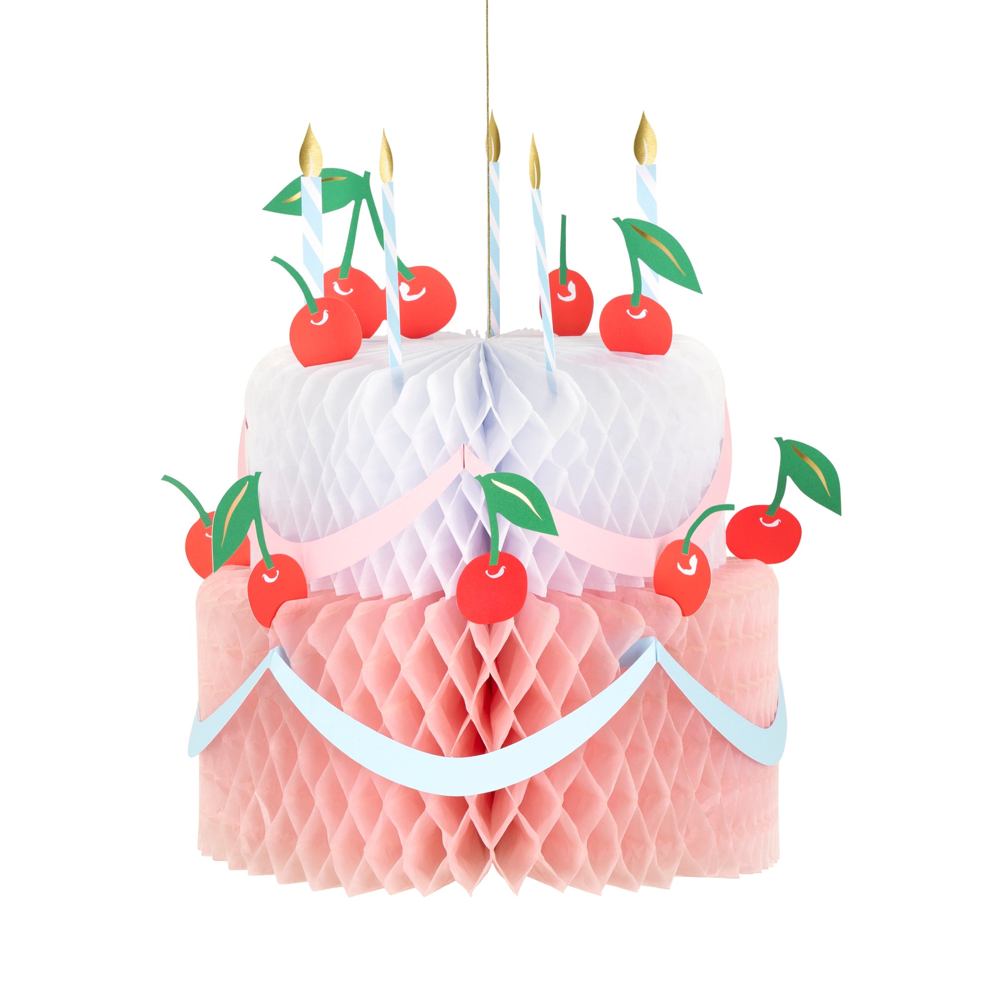 Honeycomb Birthday Cake Decoration - Petek Doğum Günü Pasta Süsü