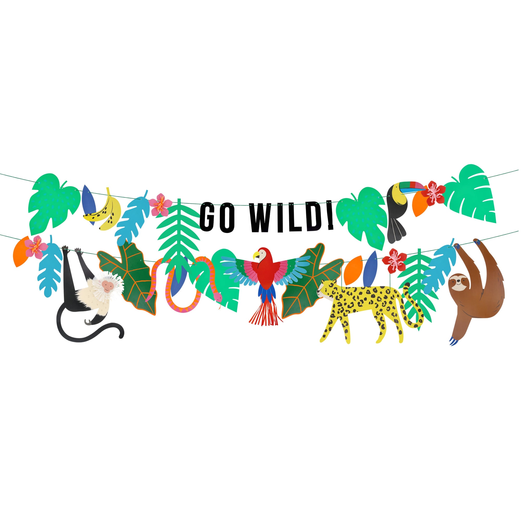 Jungle Jamboree Garland Set - Jungle Jamboree Asılan Süs Seti