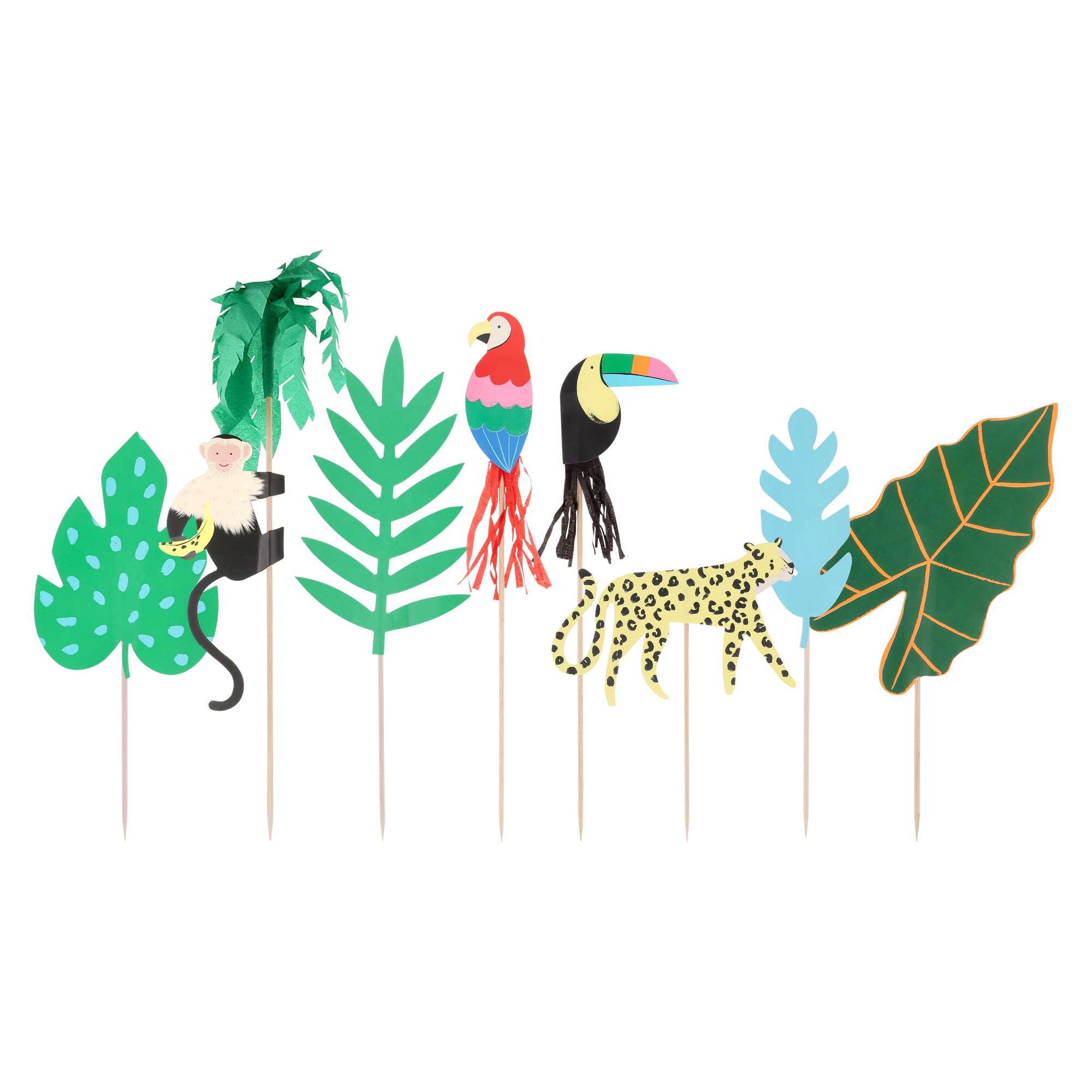 Jungle Jamboree Cake Toppers - Jungle Jamboree Pasta Süsü