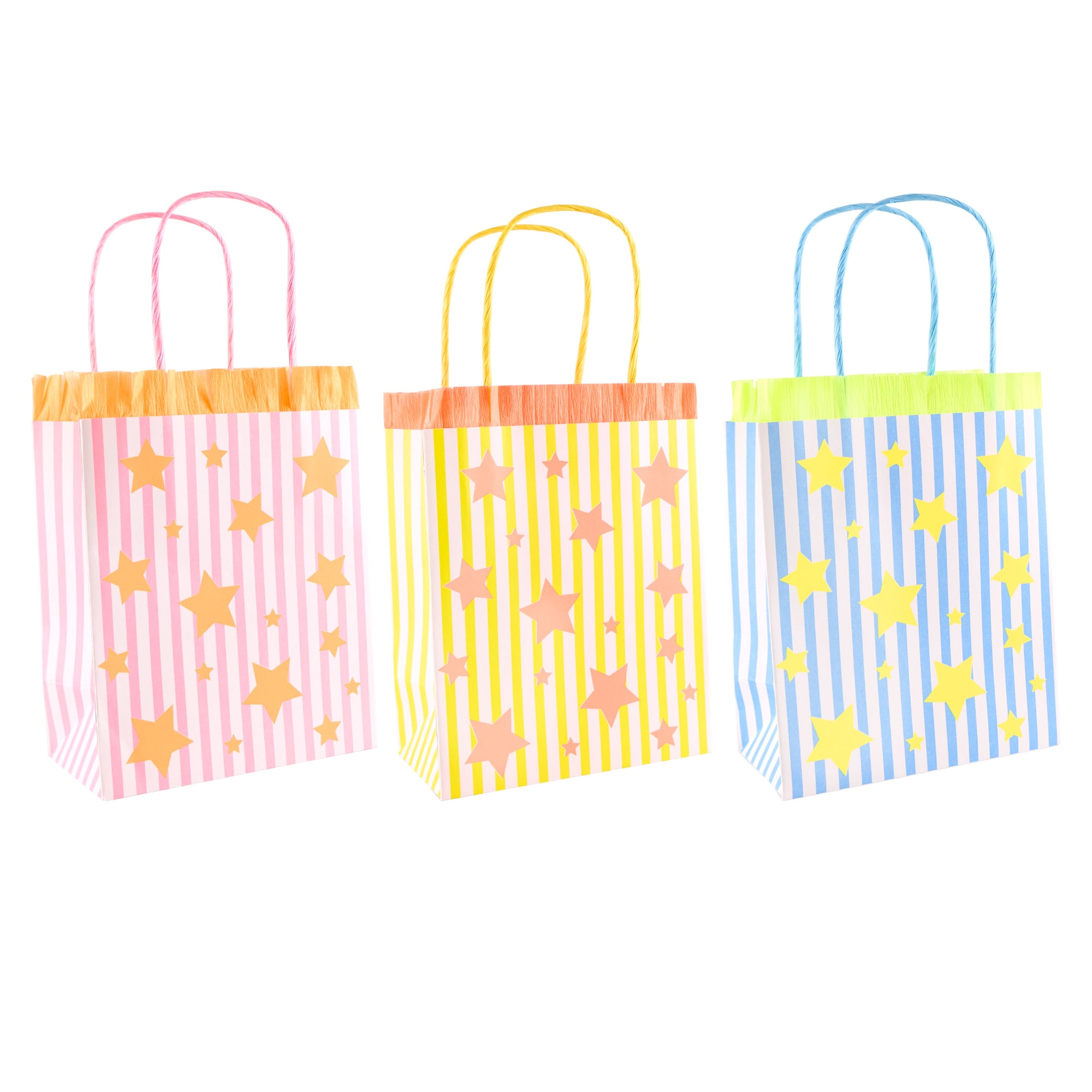Bright Star Party Bags - Parlak Yıldız Parti Çantaları - 8 Adet