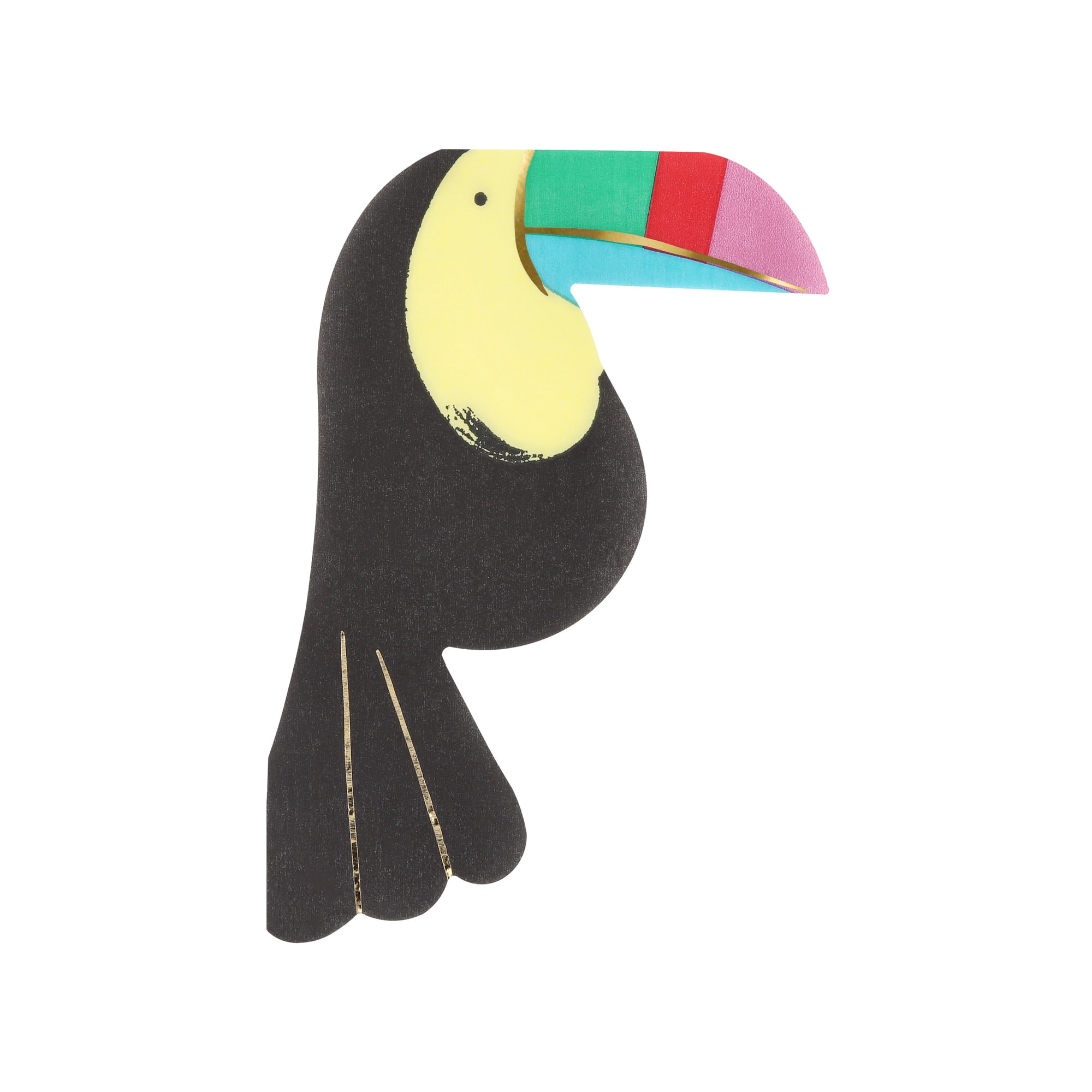 Toucan Shaped Napkins - Tukan Peçeteler - 16 Adet