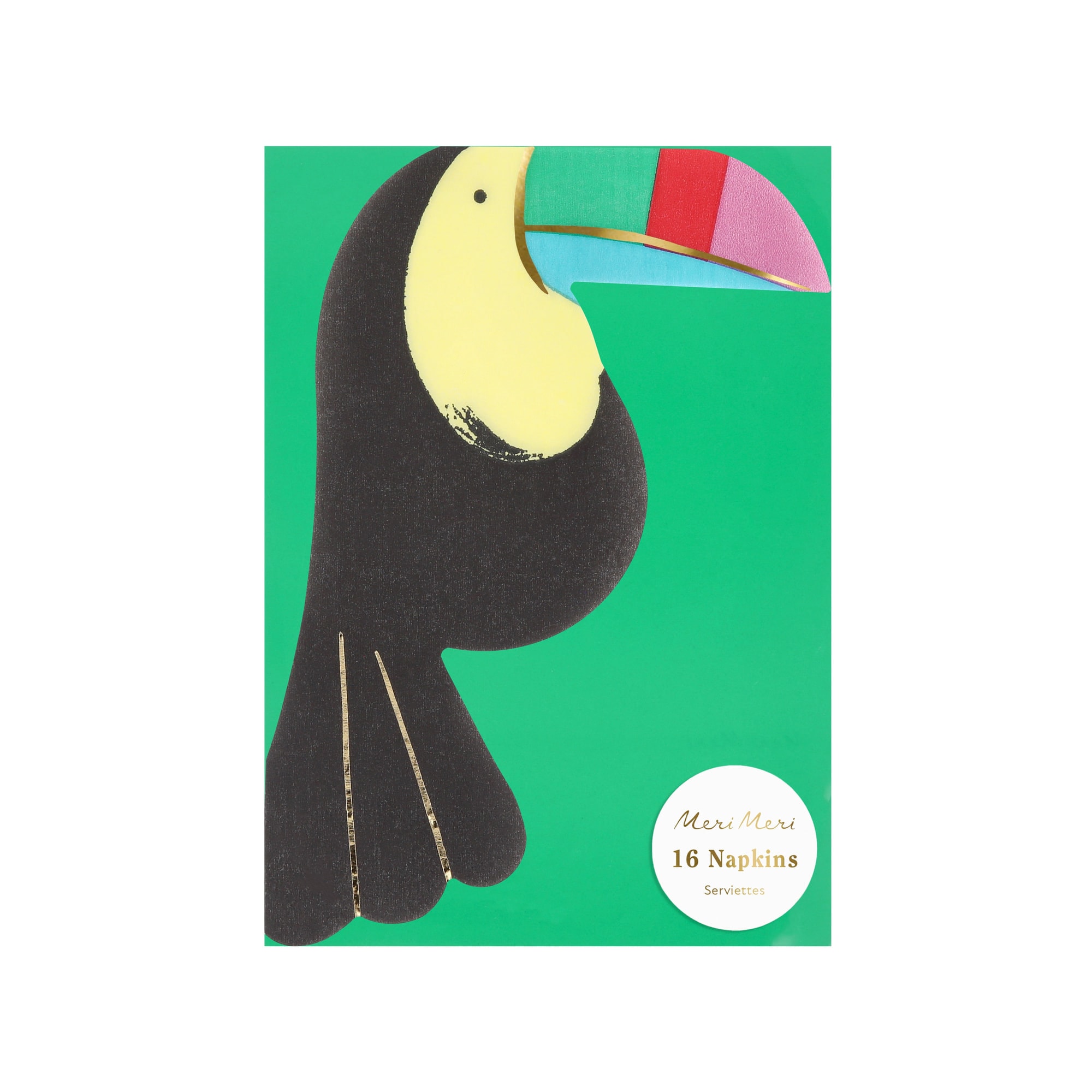 Toucan Shaped Napkins - Tukan Peçeteler - 16 Adet