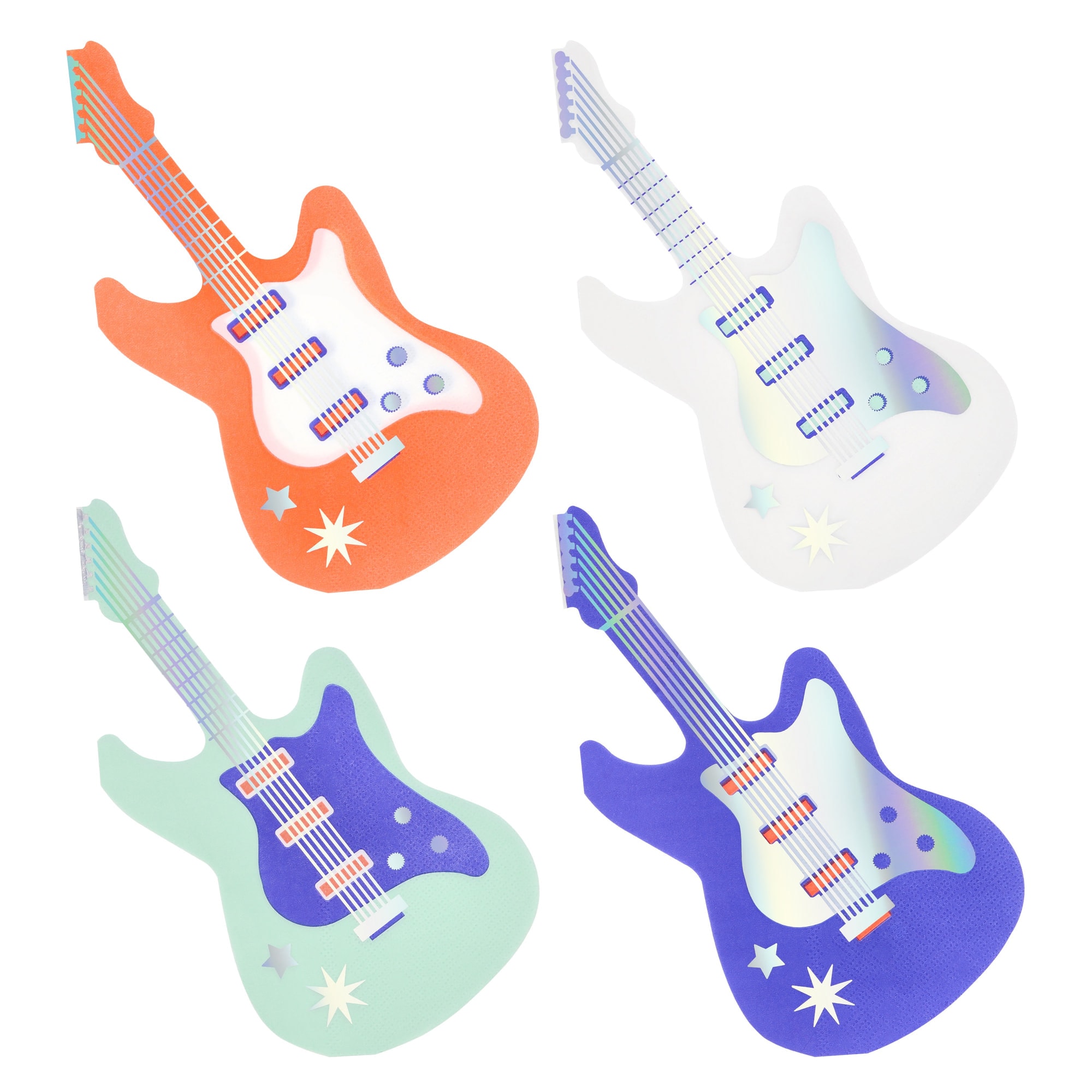 Elektro Gitar Peçete - L - 16 Adet