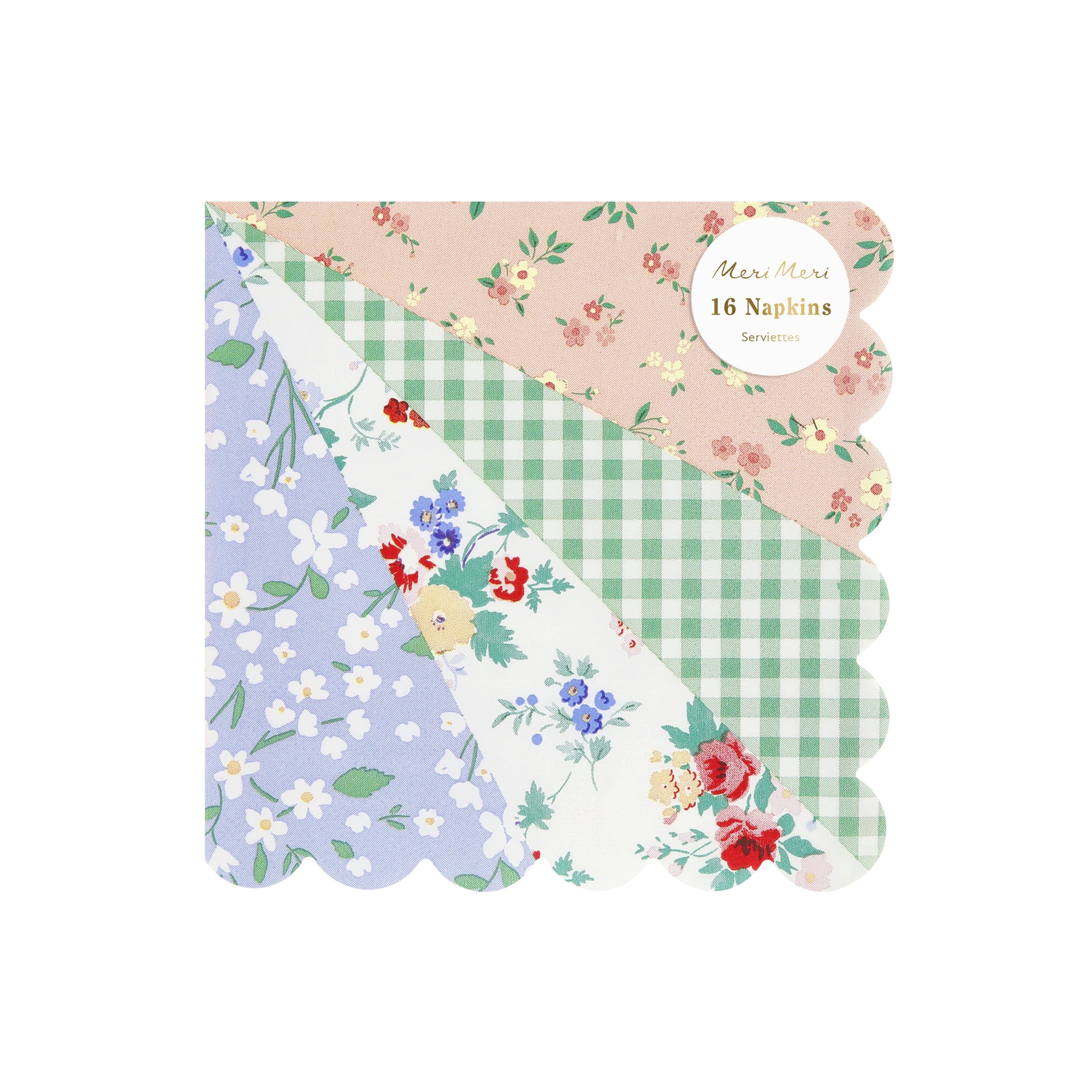 Patchwork Large Napkins - Patchwork Peçeteler - L - 4 adet