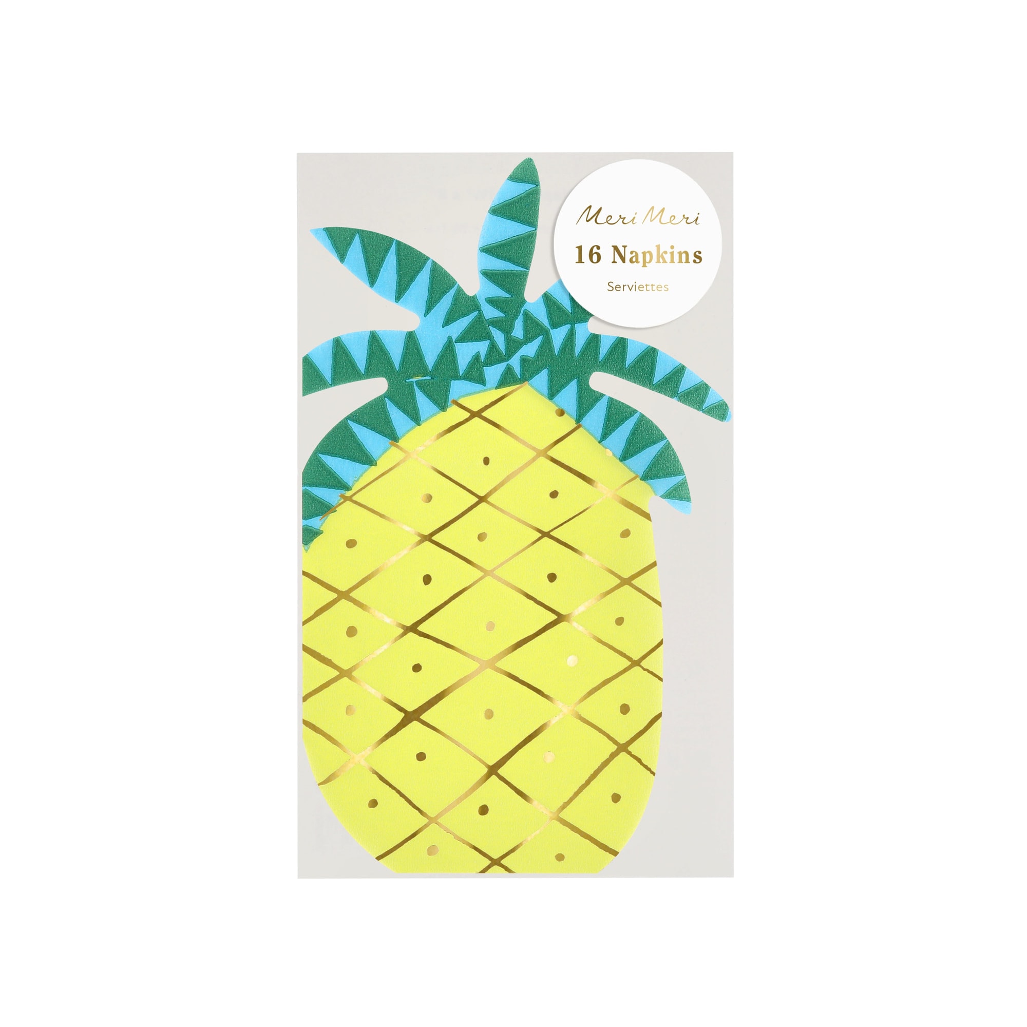 Pineapple Napkins - Ananas Peçeteler - 16 Adet