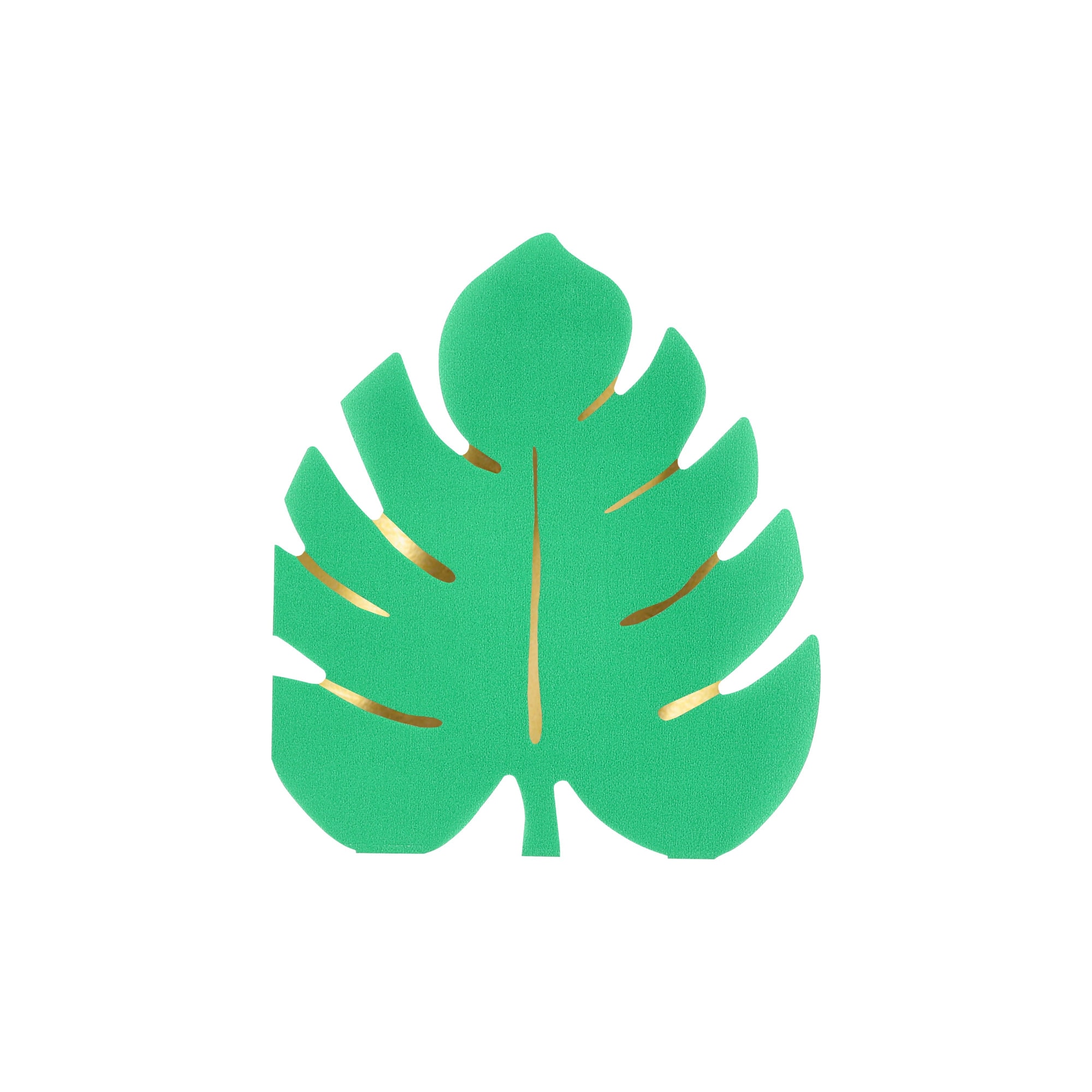 Tropical Leaf Napkins - Tropikal Yaprak Peçeteler - 16 Adet