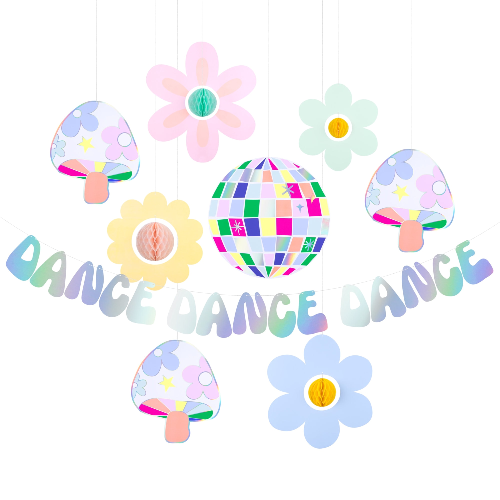 Groovy Dance Garland Set - Groovy Dans Asılan Süs Seti