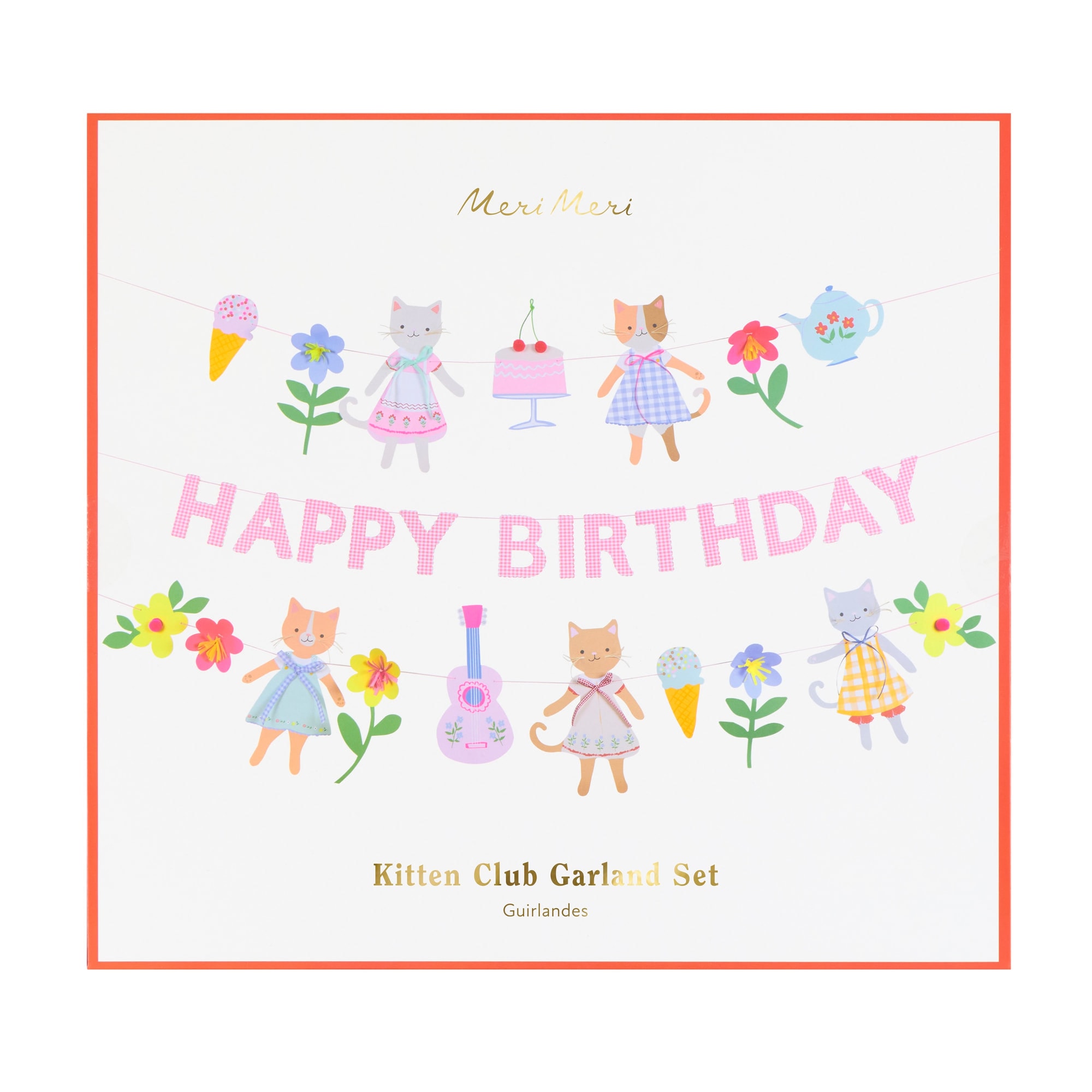 Kitten Club Garland Set - Yavru Kedi Kulübü Asılan Süs Seti