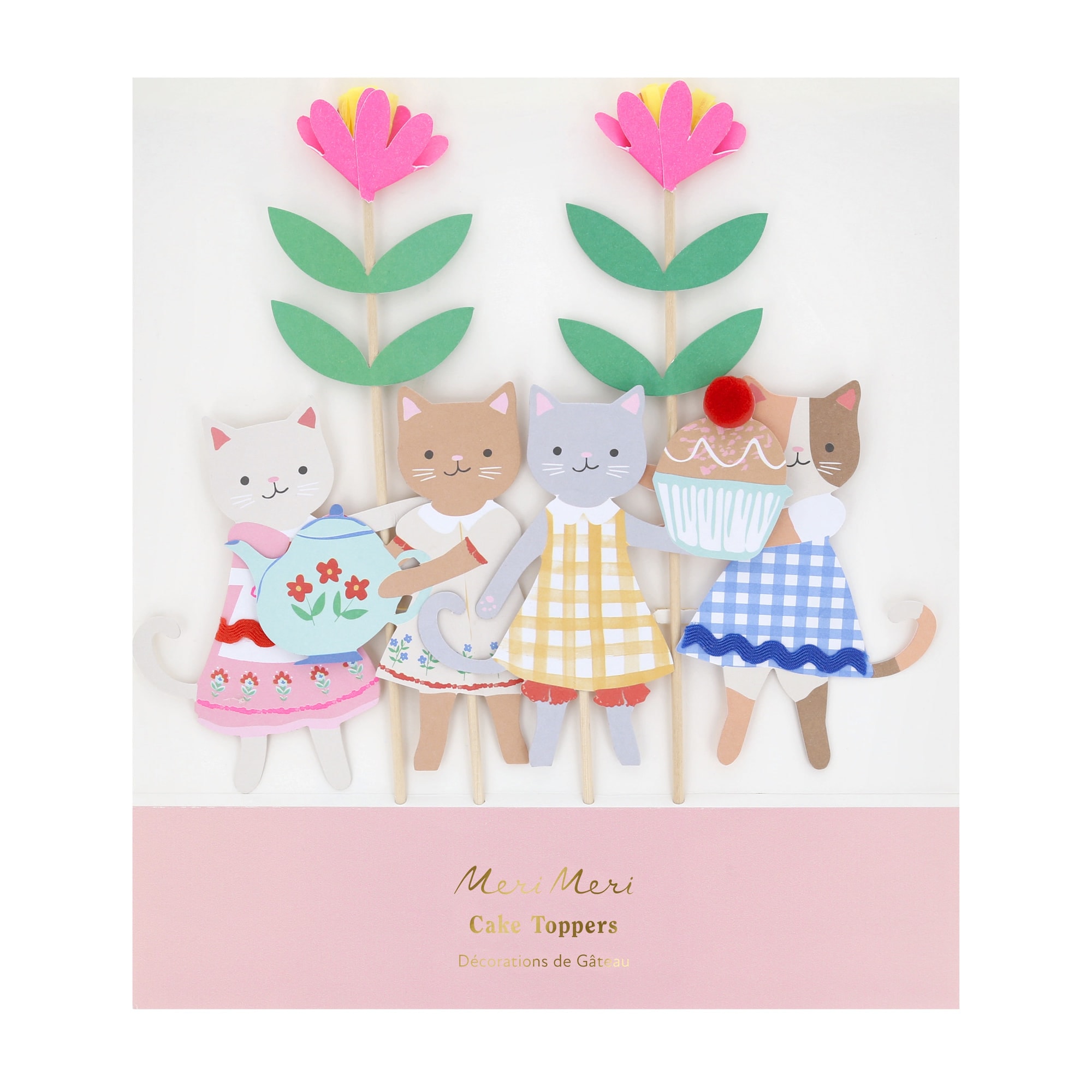 Kitten Club Cake Toppers - Yavru Kedi Pasta Süsleri