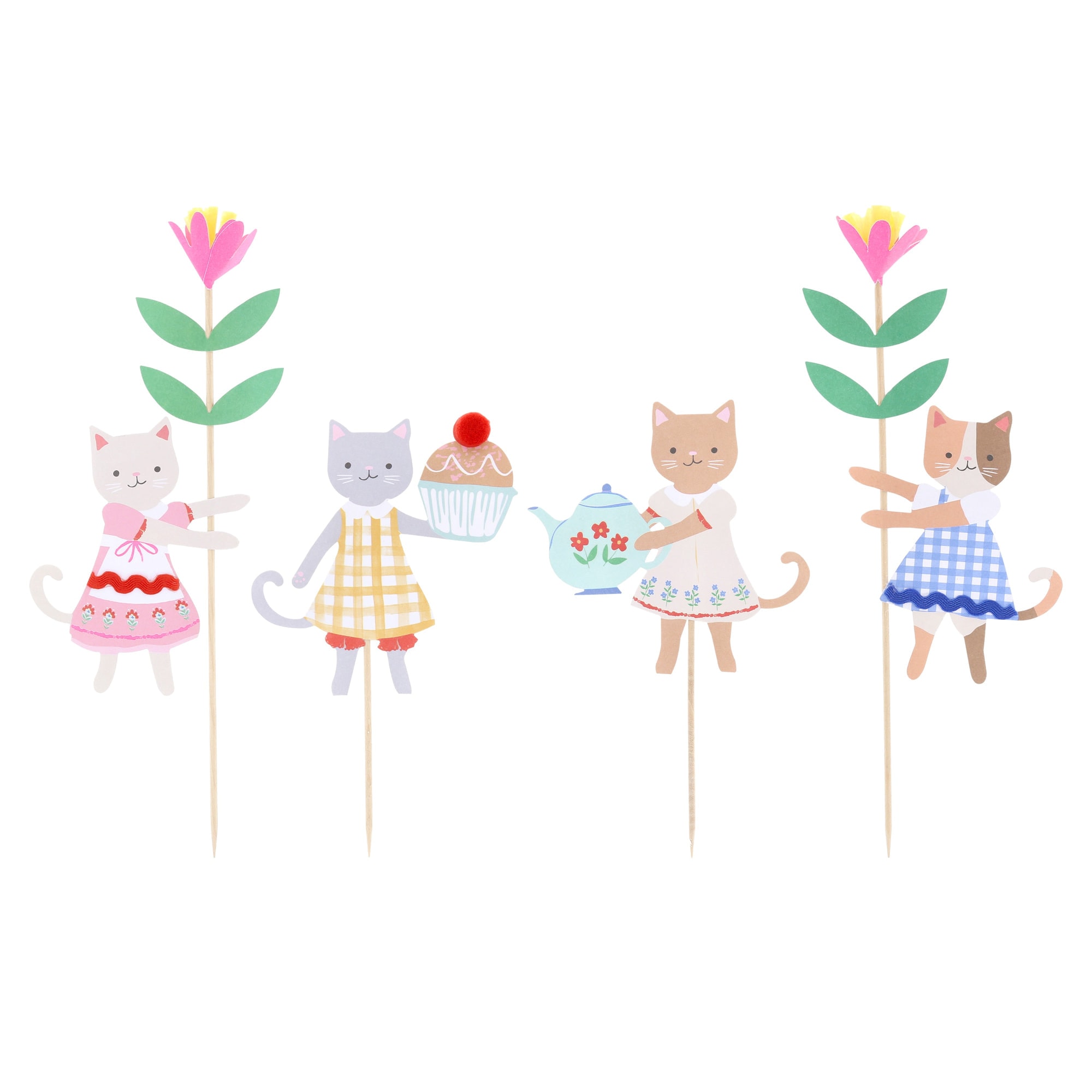 Kitten Club Cake Toppers - Yavru Kedi Pasta Süsleri