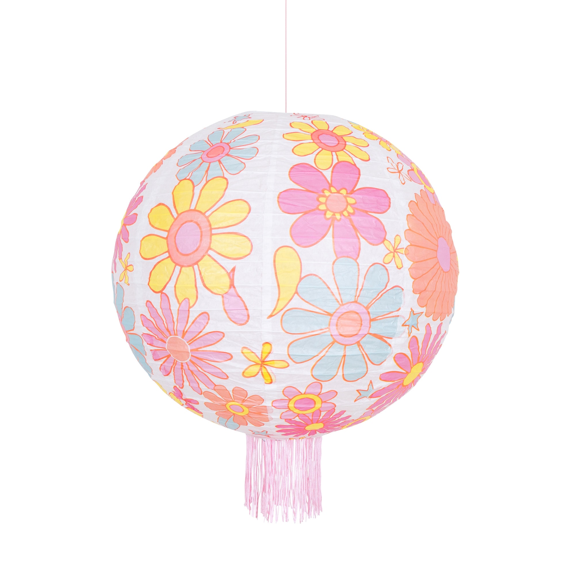 Flower Power Lanterns - Flower Power Fenerler - 3 Adet