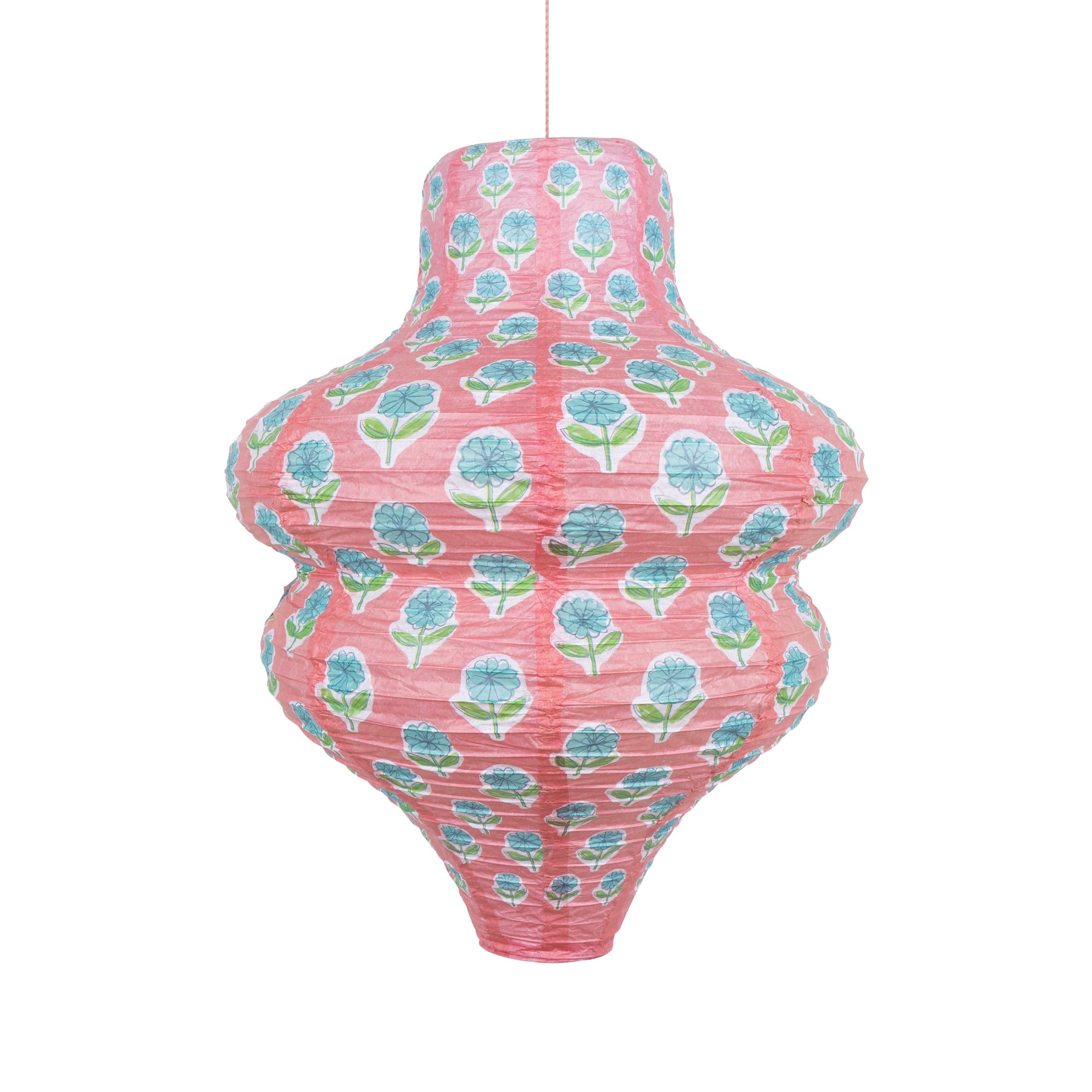 Flora Pink & Yellow Lanterns - Flora Pembe & Sarı Fenerler - 3 Adet
