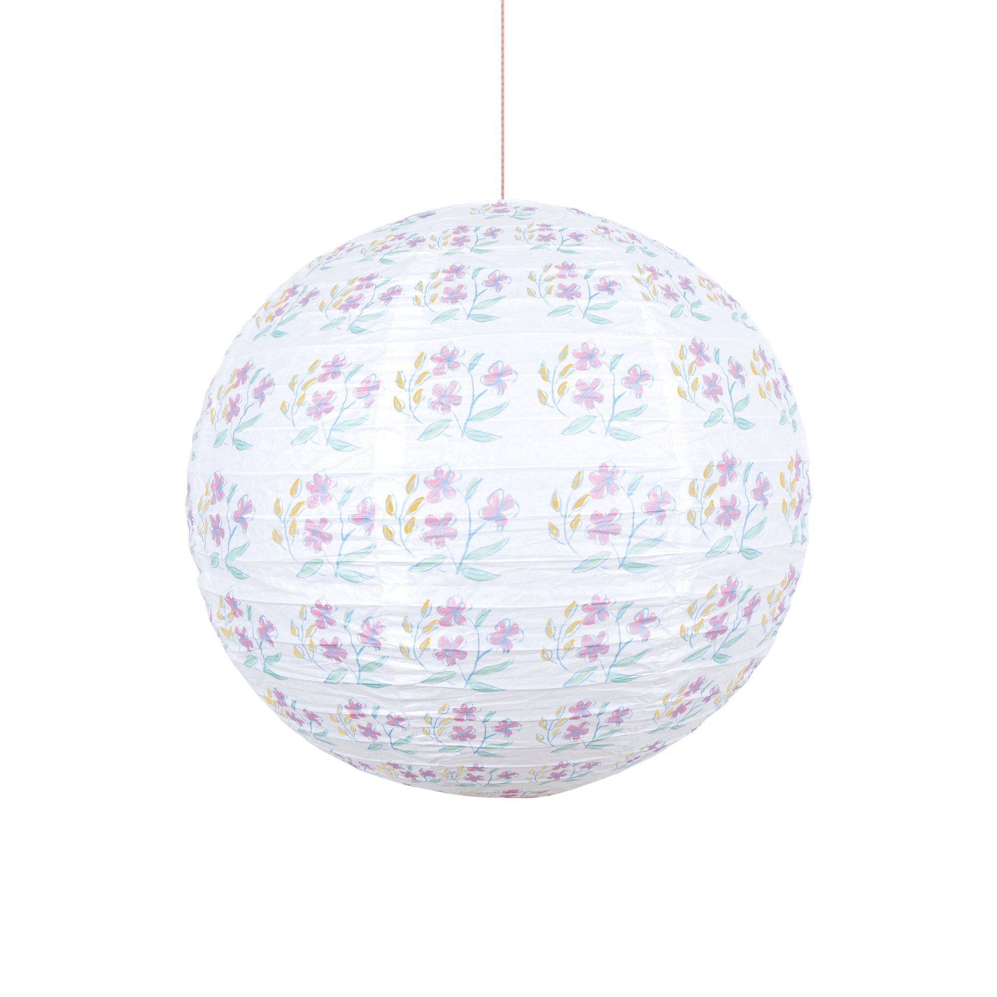 Flora Pink & Yellow Lanterns - Flora Pembe & Sarı Fenerler - 3 Adet