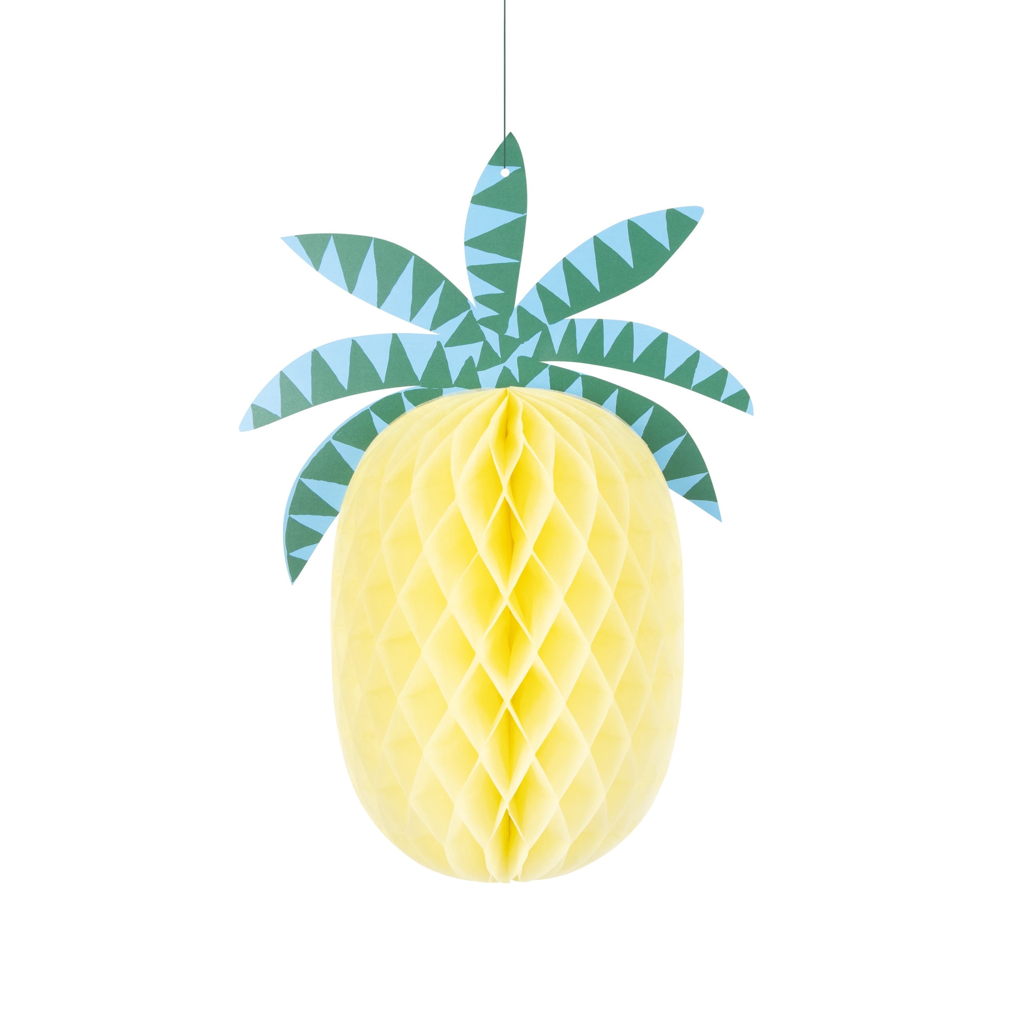Tropical Fruit Honeycomb Decorations - Tropikal Meyve Petek Süsleri - 7 Adet