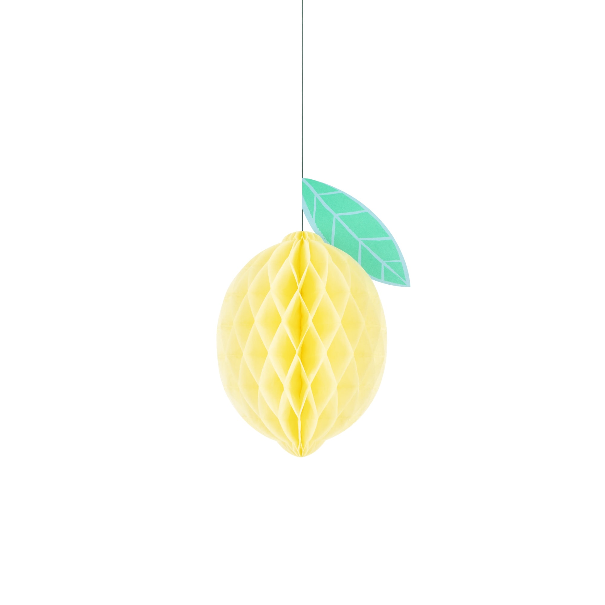 Tropical Fruit Honeycomb Decorations - Tropikal Meyve Petek Süsleri - 7 Adet