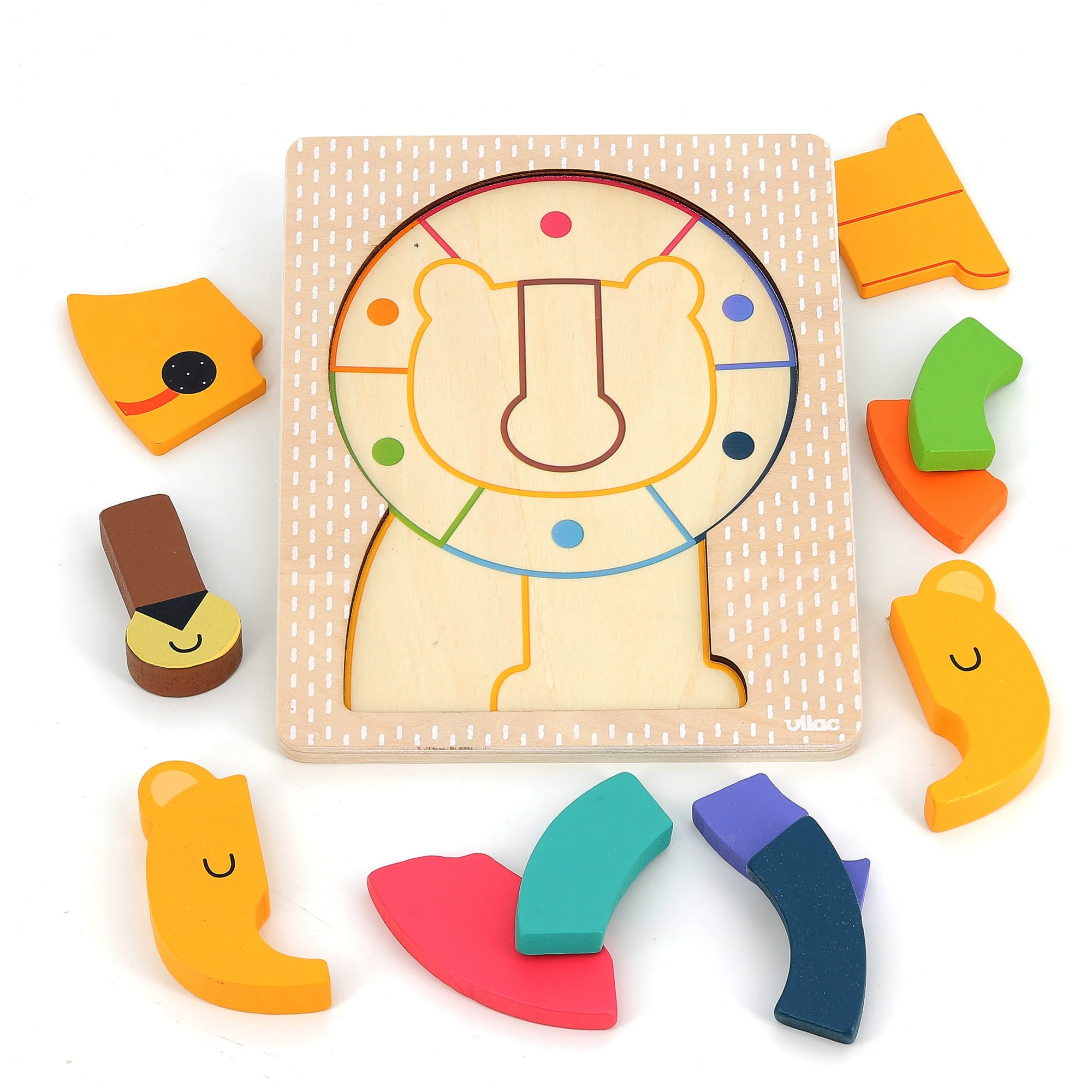 Ahşap Puzzle - Aslan