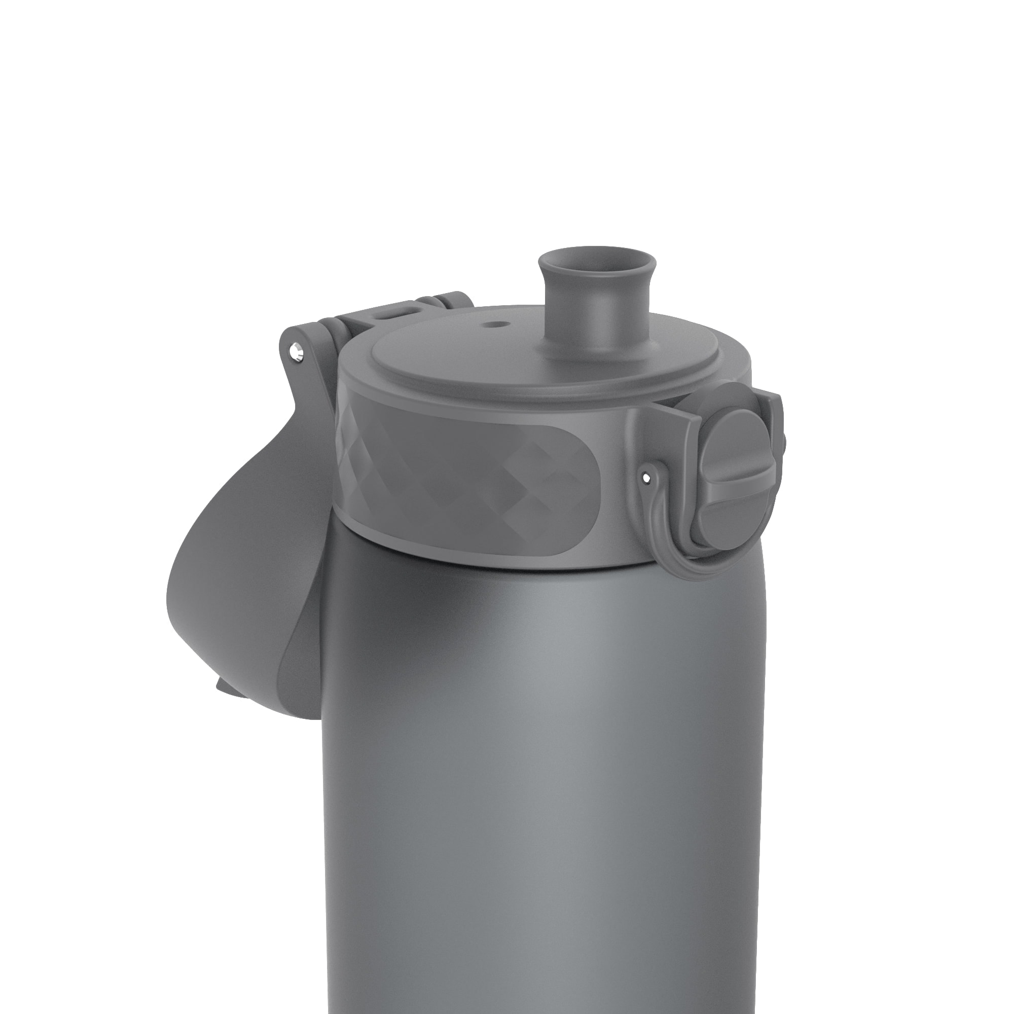 Geri Dönüştürülmüş Plastik - Recyclon - İnce Suluk - Gri - 500 ml - Sızdırmaz - BPA İçermeyen