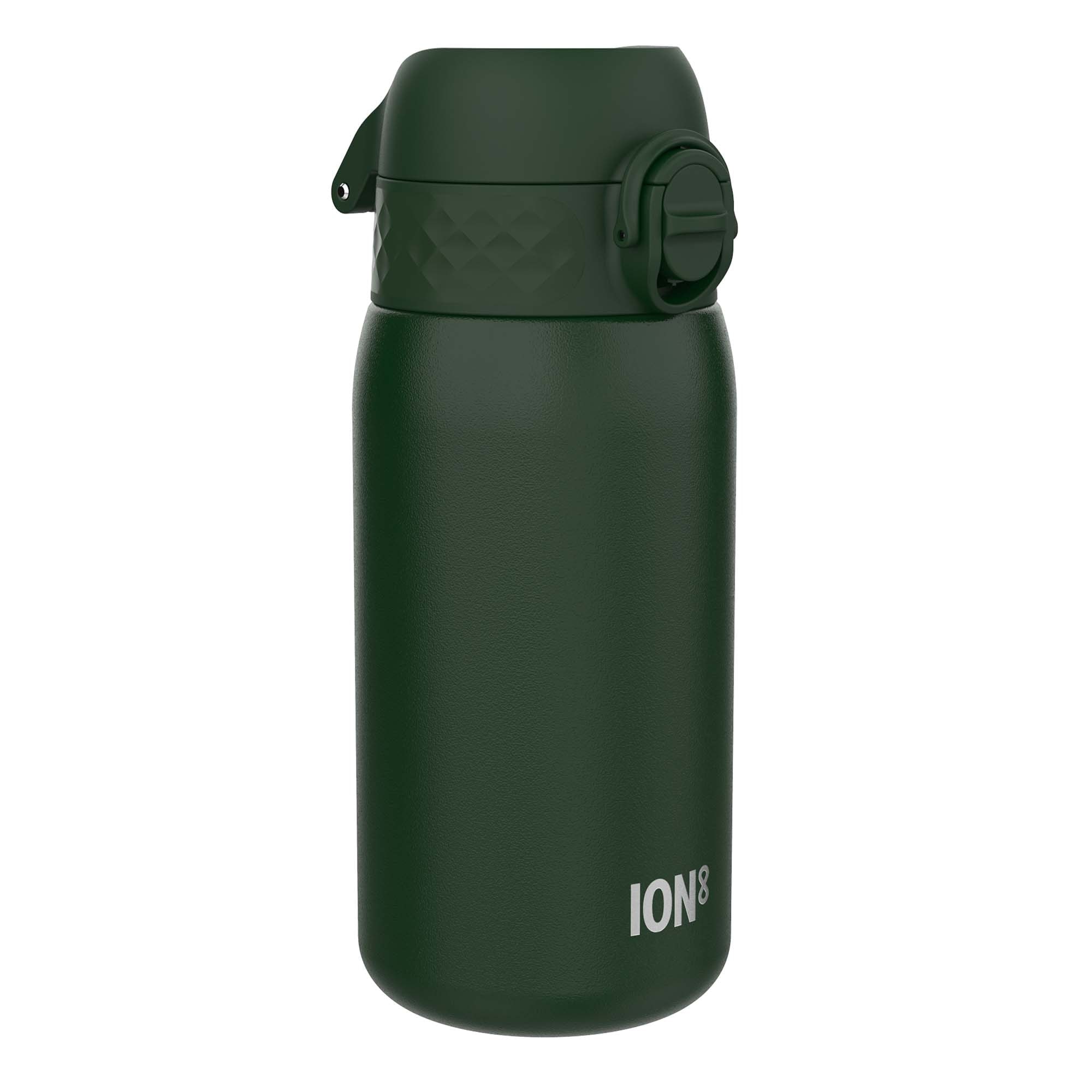 Paslanmaz Çelik Çocuk Suluk - Koyu Yeşil - 400 ml - Sızdırmaz