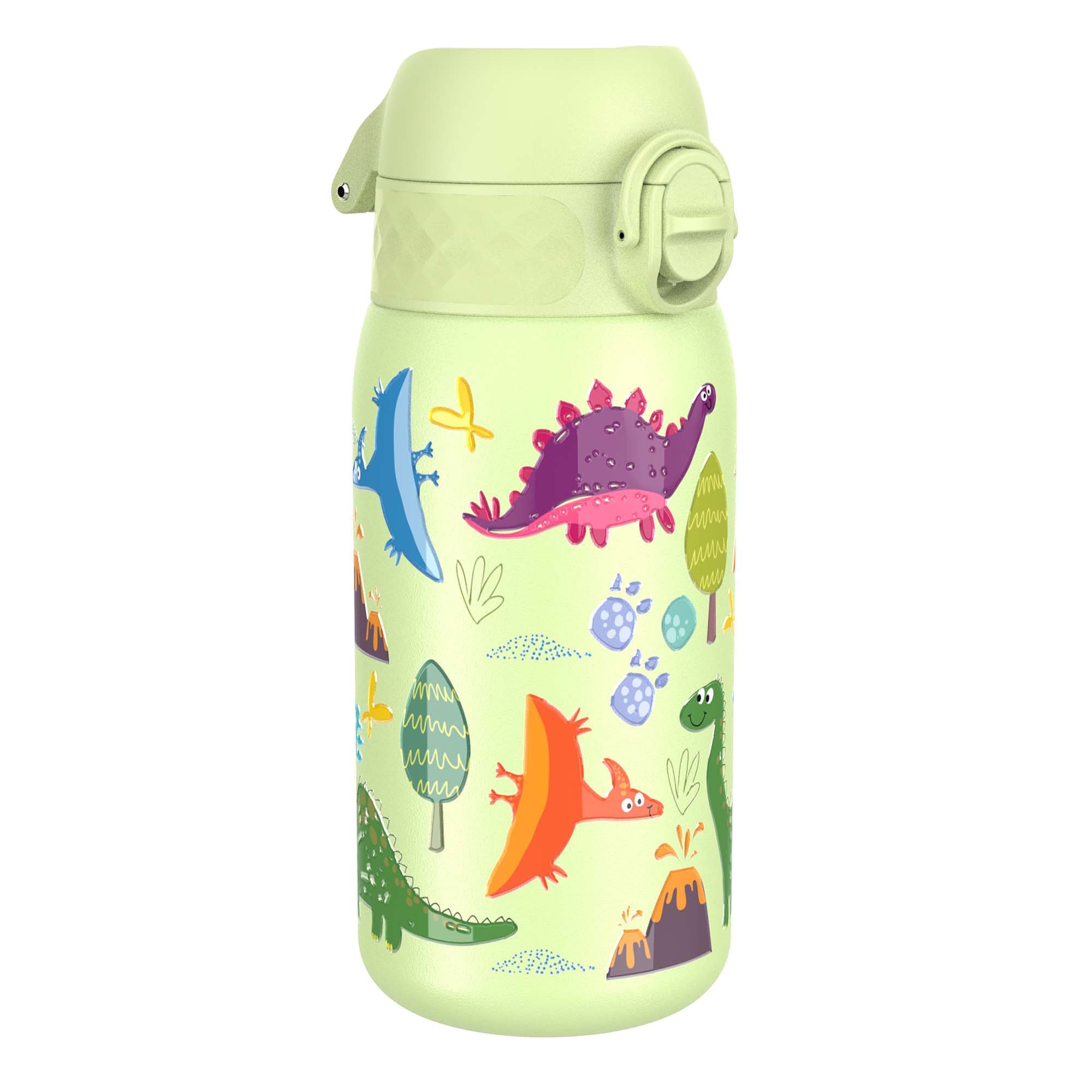 Paslanmaz Çelik Çocuk Suluk - Dinozorlar - 400 ml - Sızdırmaz