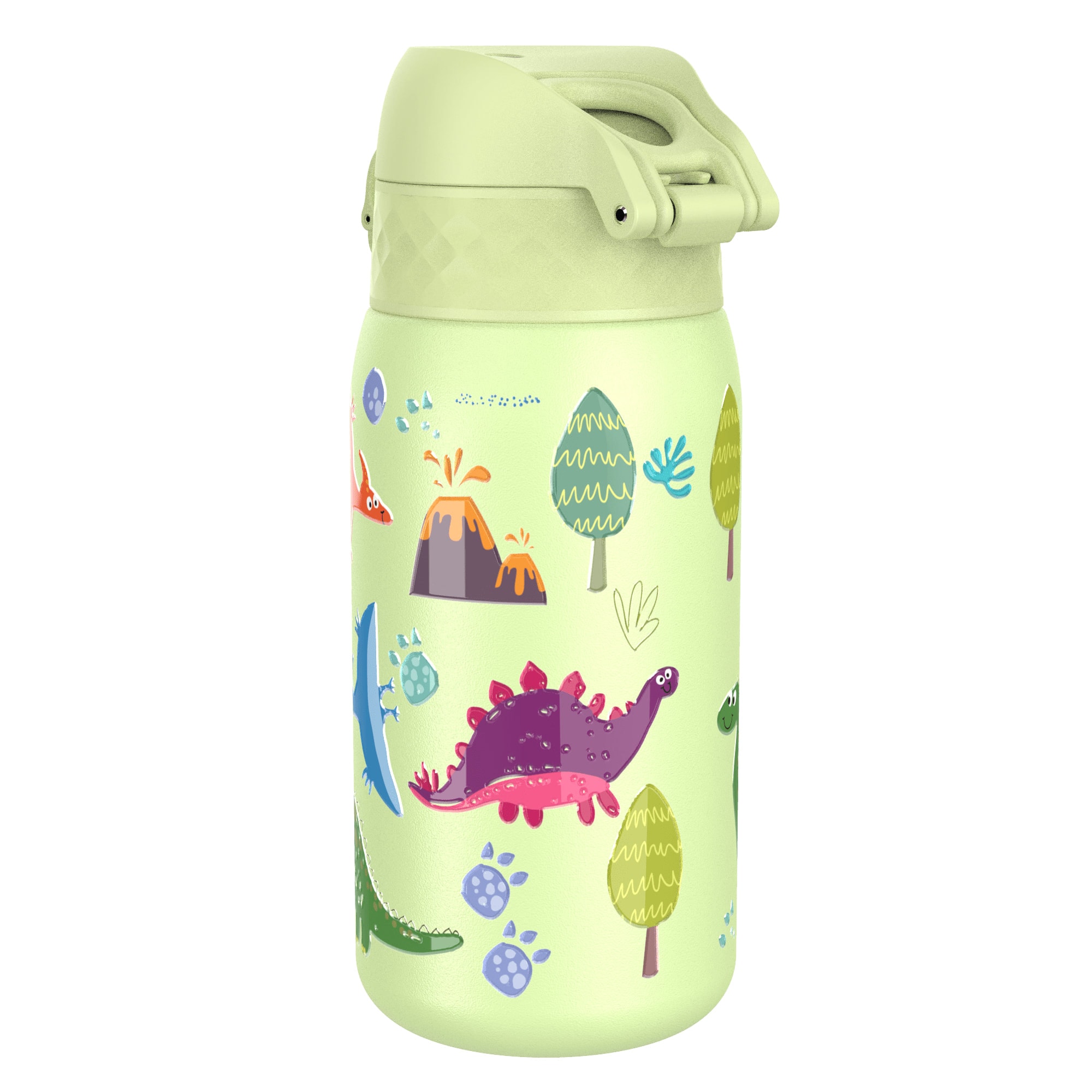 Paslanmaz Çelik Çocuk Suluk - Dinozorlar - 400 ml - Sızdırmaz