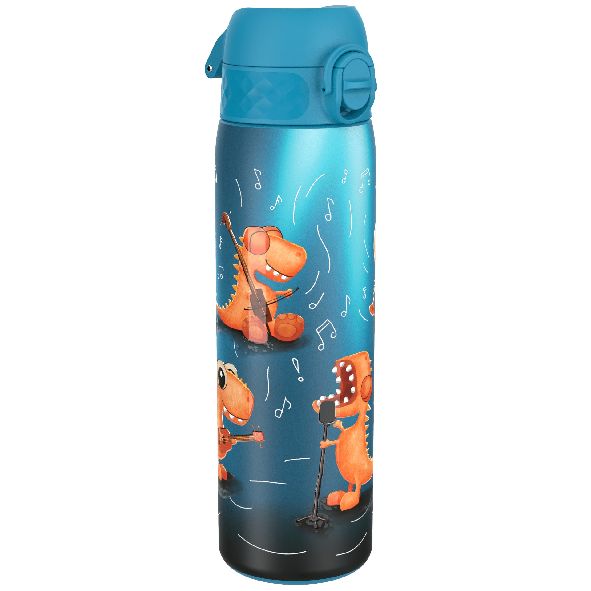 Paslanmaz Çelik İnce Suluk - Şarkıcı Dinozor - 600 ml - Sızdırmaz